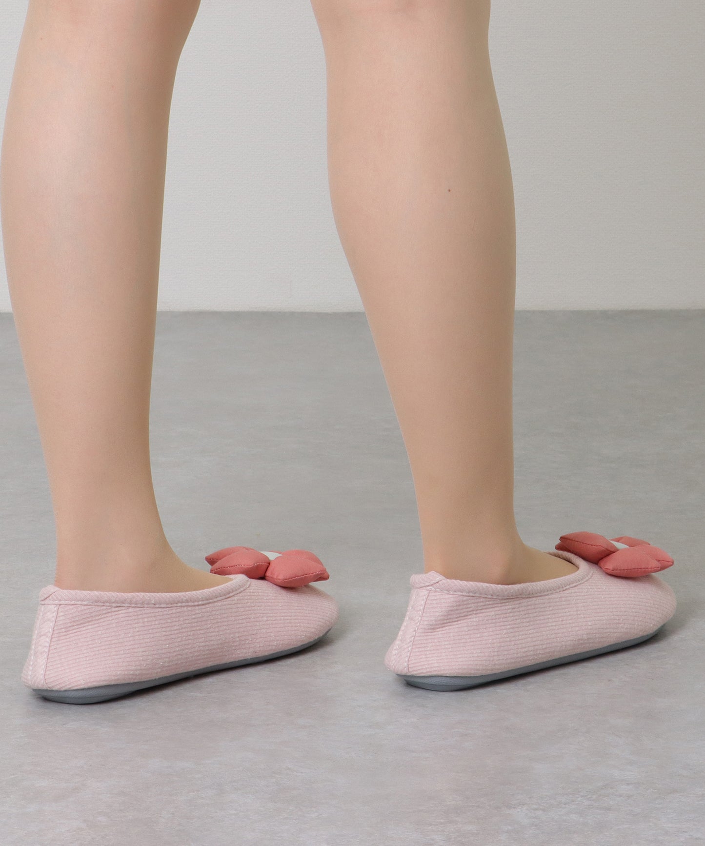 3D フラワー付き バレエ ルーム シューズ