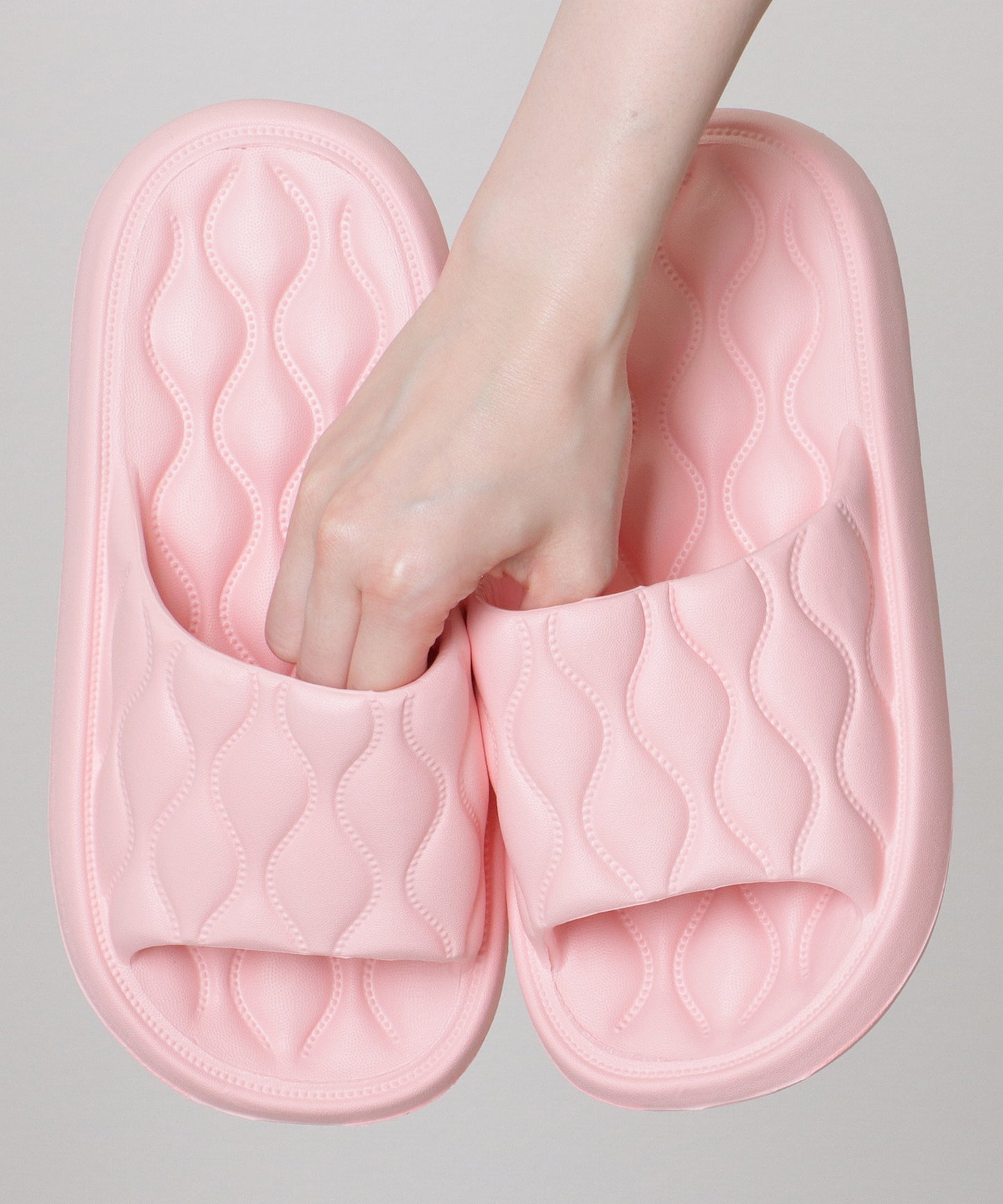 ウエーブ ライン ソフト オープン サンダル