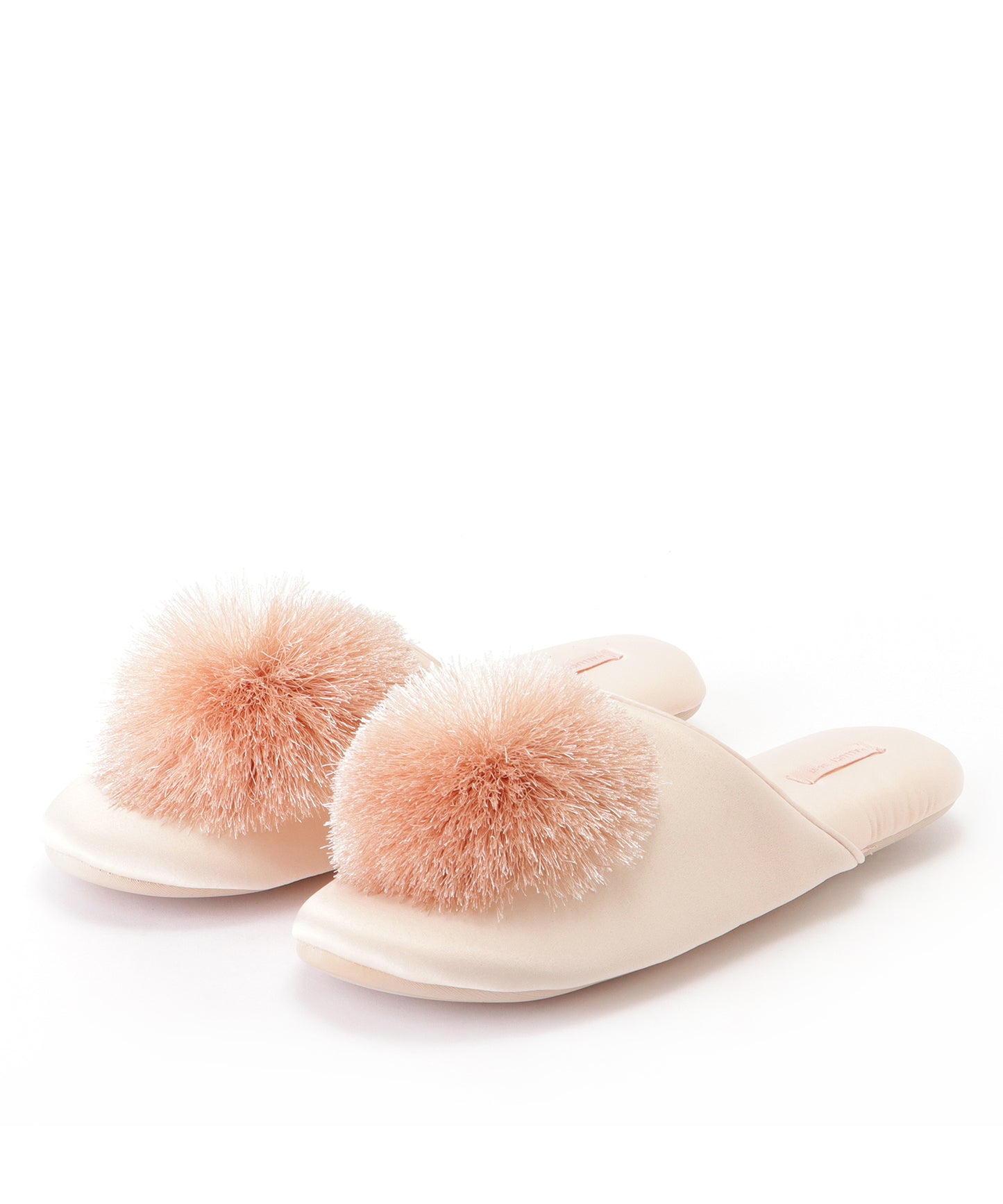 タッセル ボール付き フラット ルーム スリッパ