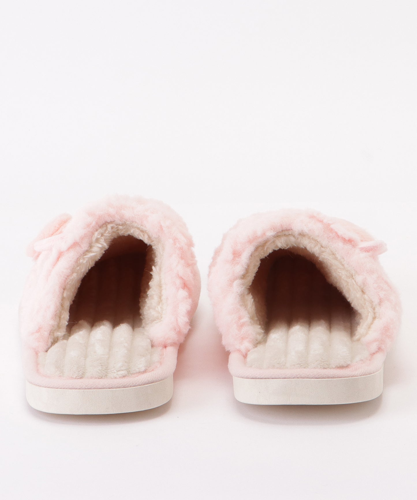 羽付き ふわふわ ファー ルーム スリッパ