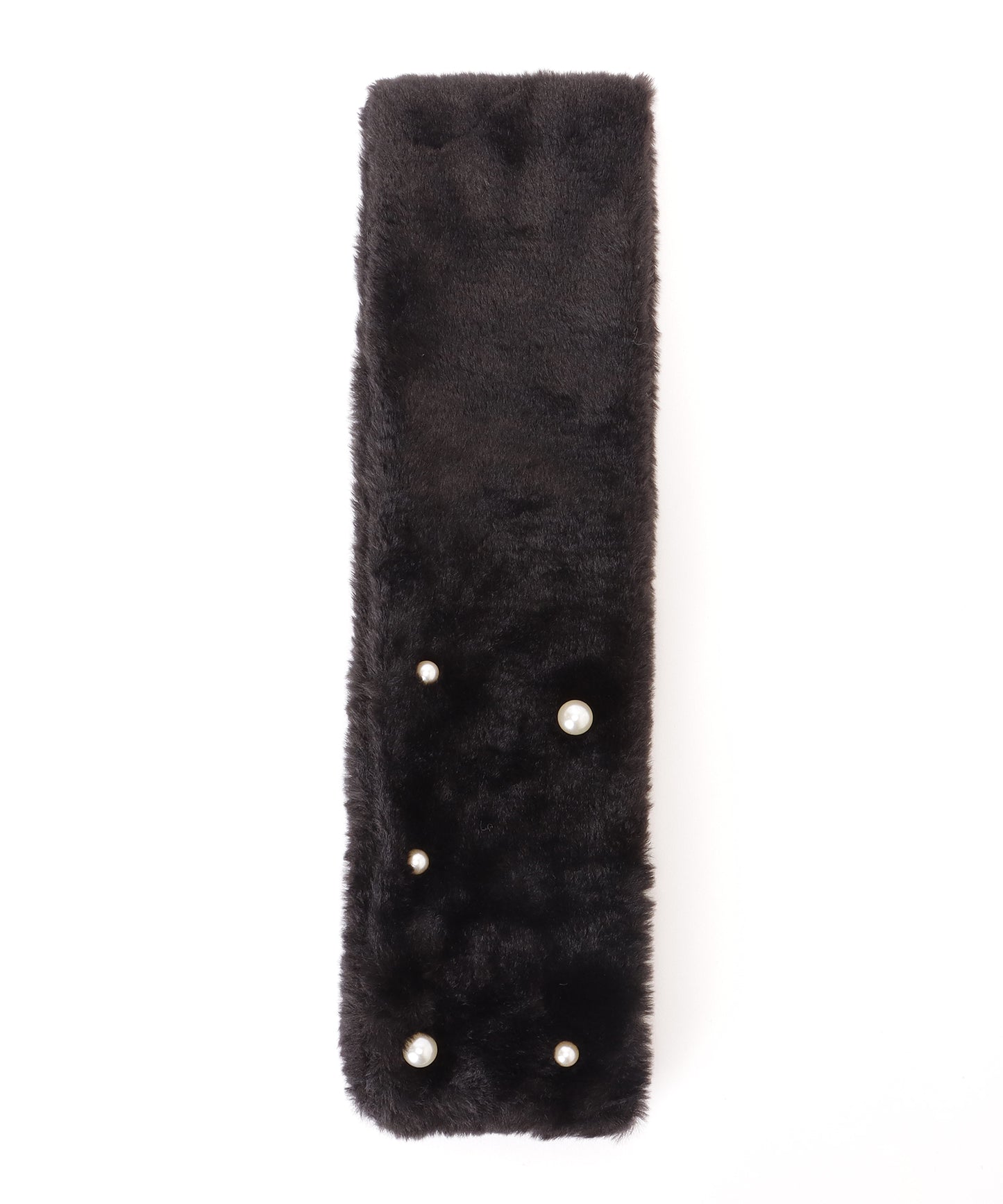 ソリッドカラー メニー パール ファー ティペット