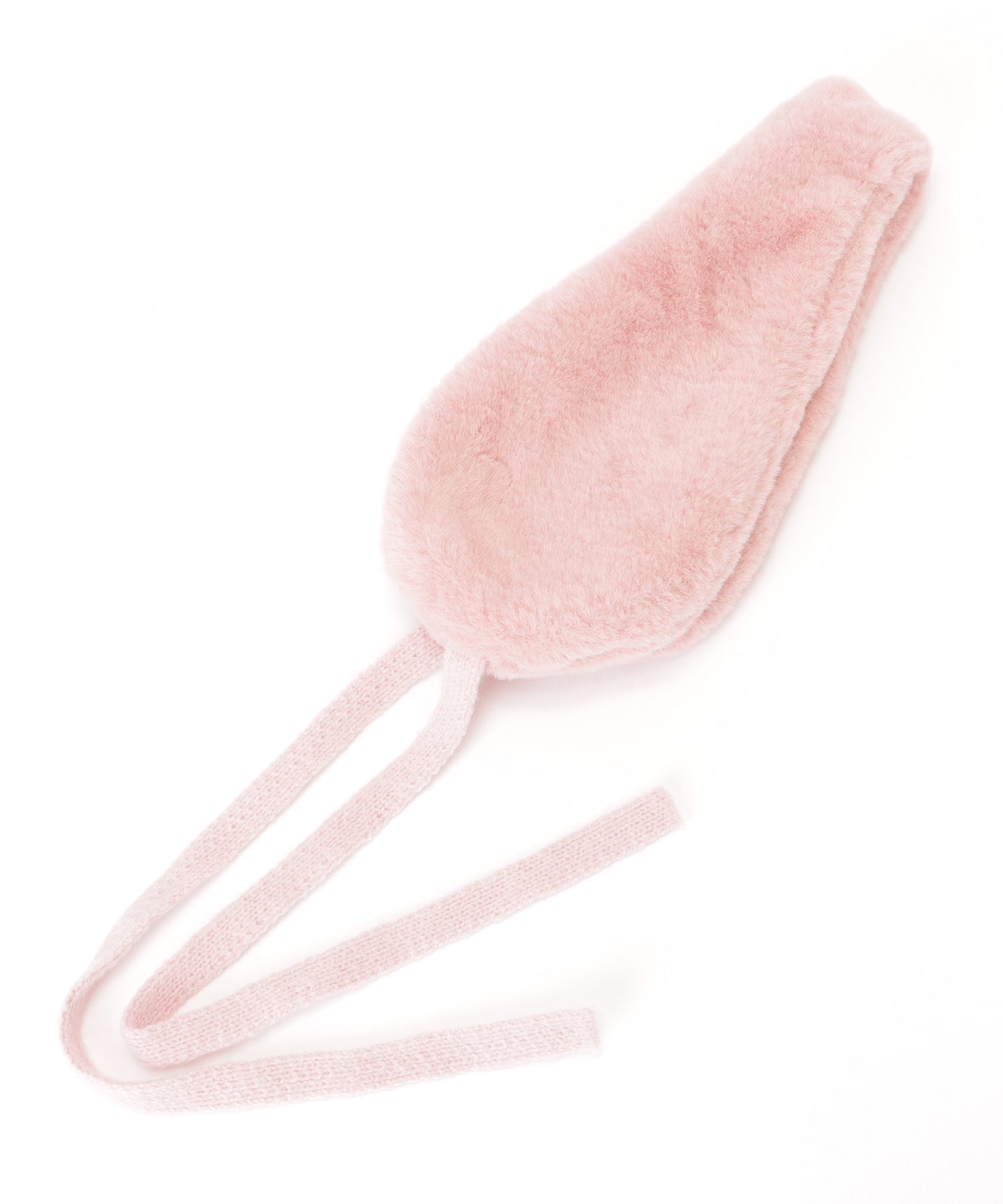 ニット リボン付き 2WAY ファー ティペット