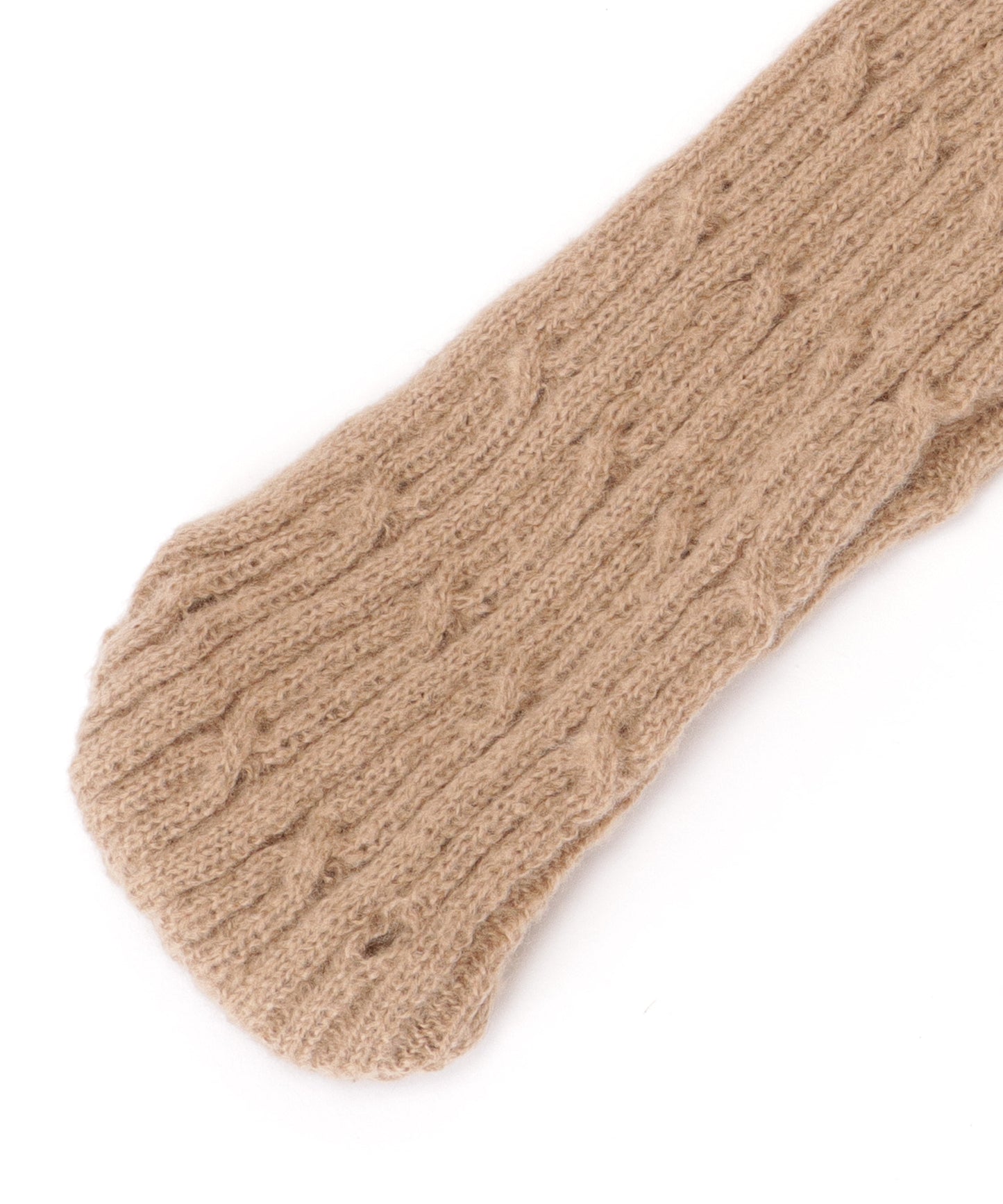 ソリッドカラー ボタン付き ケーブル ニット マフラー