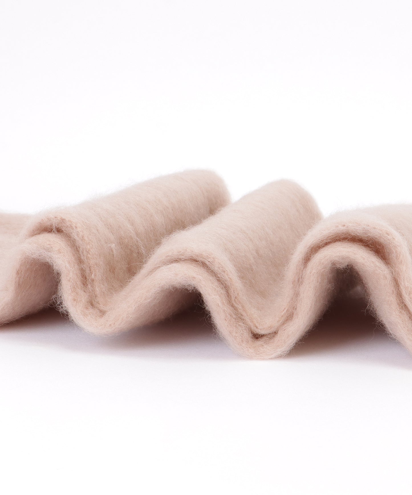 ソリッドカラー シンプル ニット フリンジ マフラー