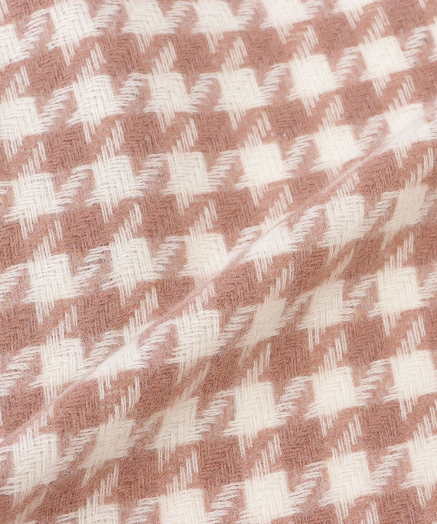 千鳥格子柄クラシカルフリンジマフラー