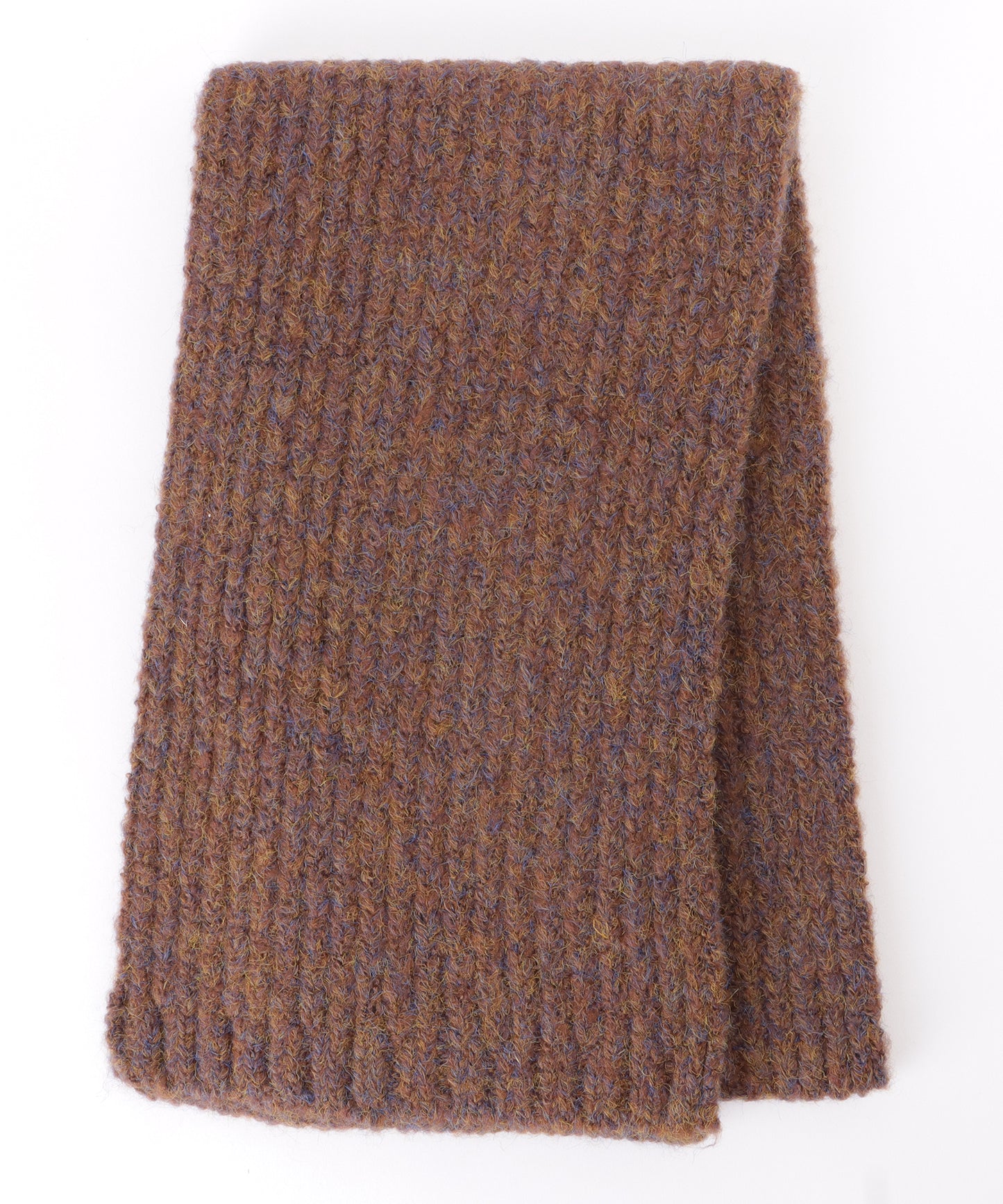 ミックスカラー厚手ニットマフラー