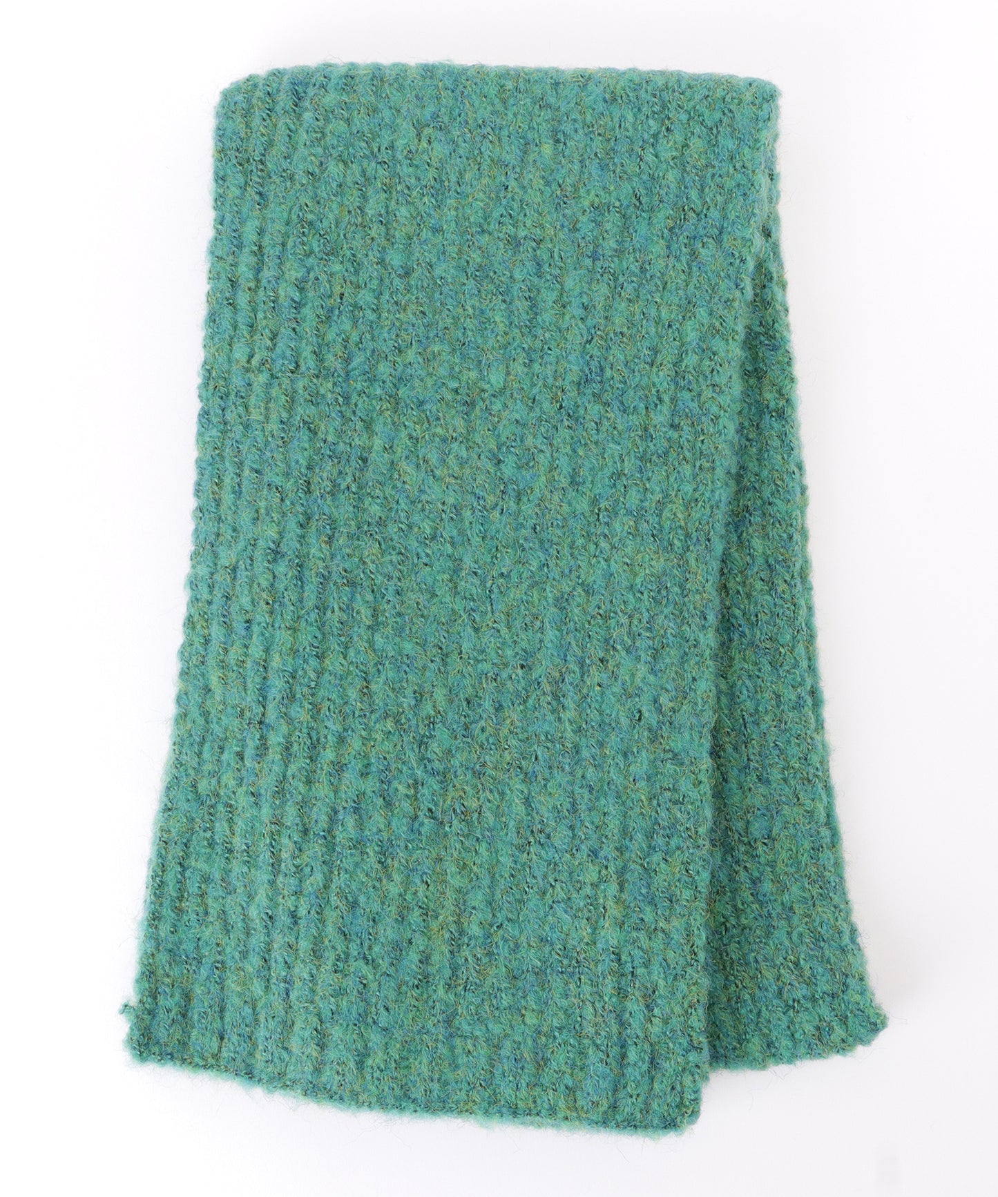 ミックスカラー厚手ニットマフラー