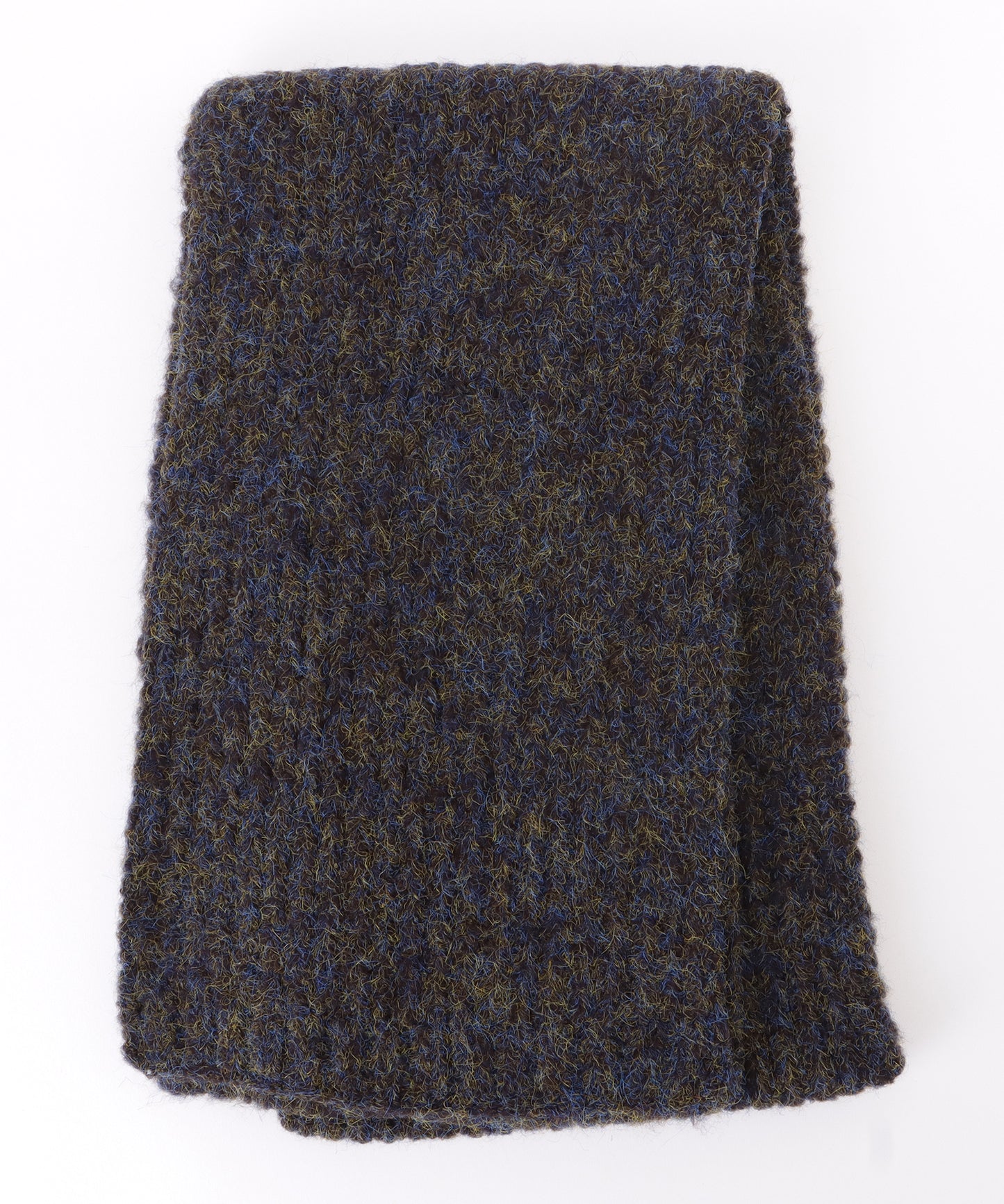 ミックスカラー厚手ニットマフラー