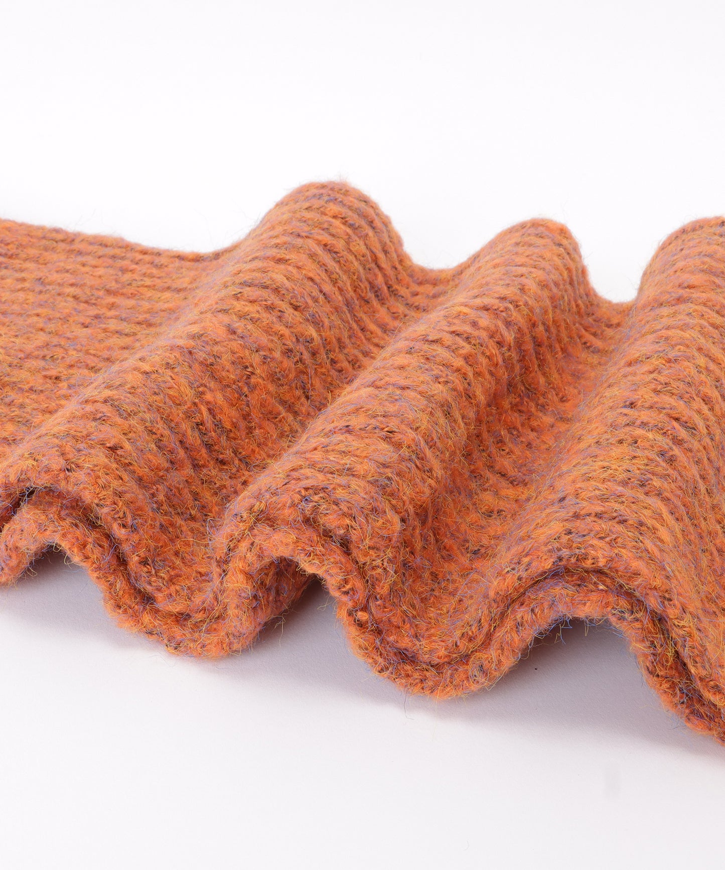 ミックスカラー厚手ニットマフラー