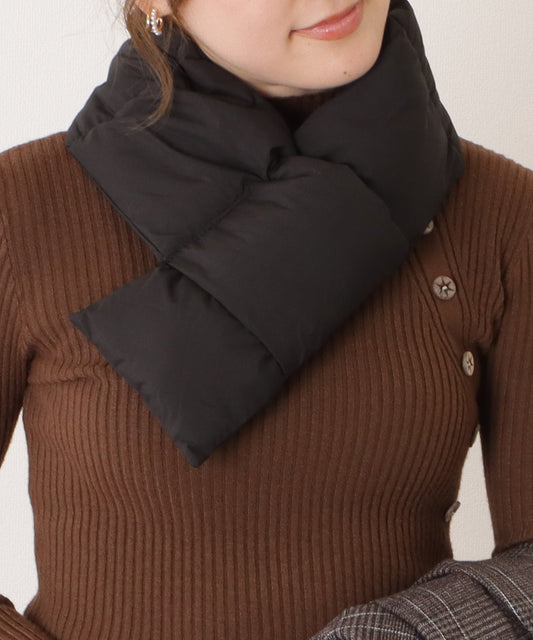 中綿ダウンキルティングティペット