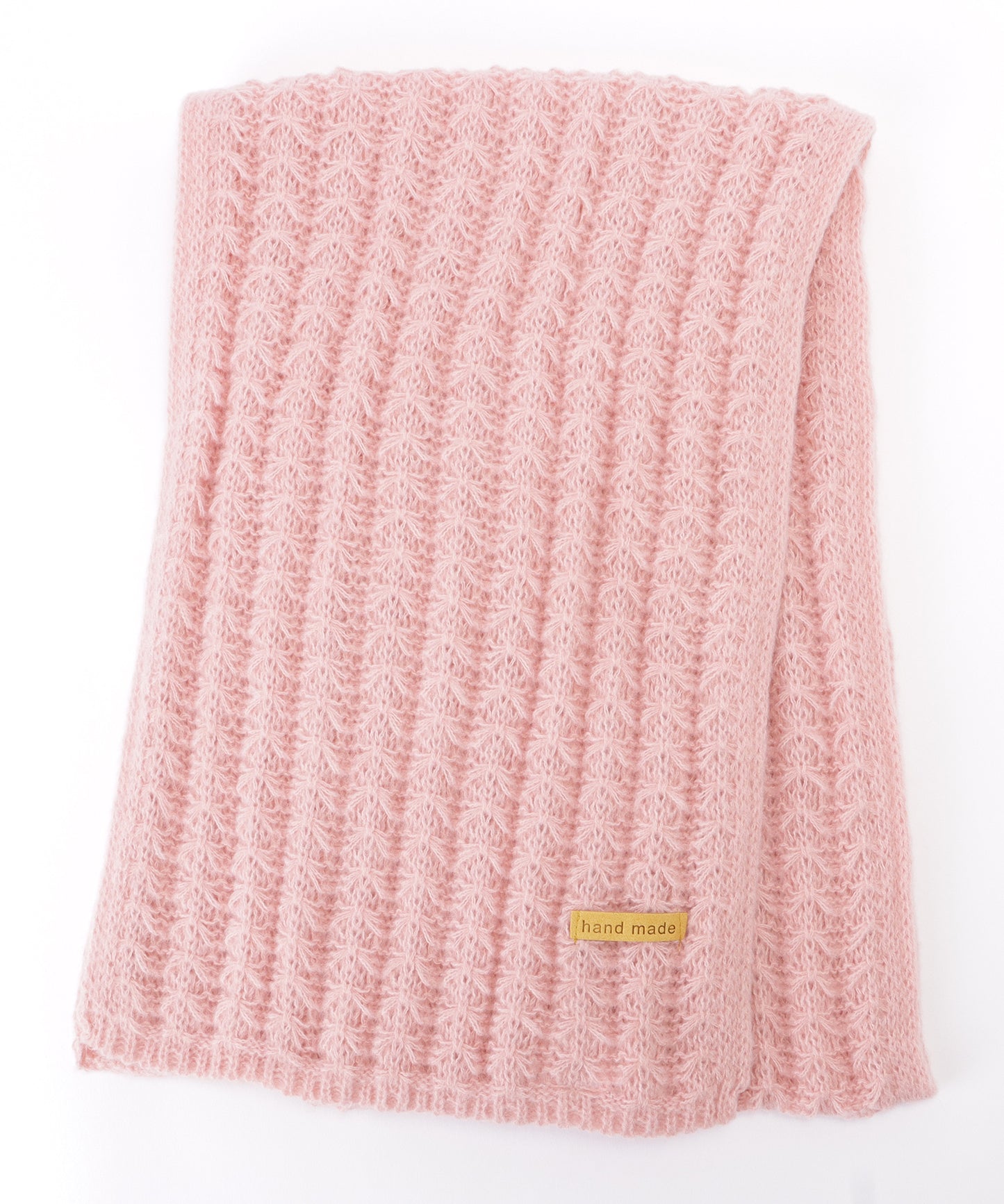 ポコポコ厚手カラーニットマフラー