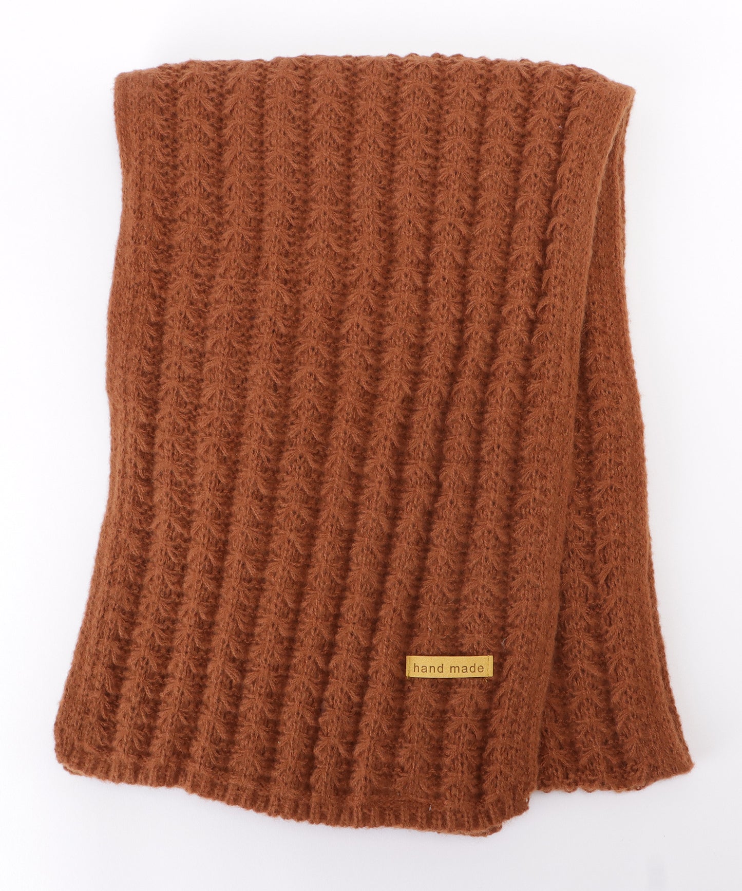 ポコポコ厚手カラーニットマフラー