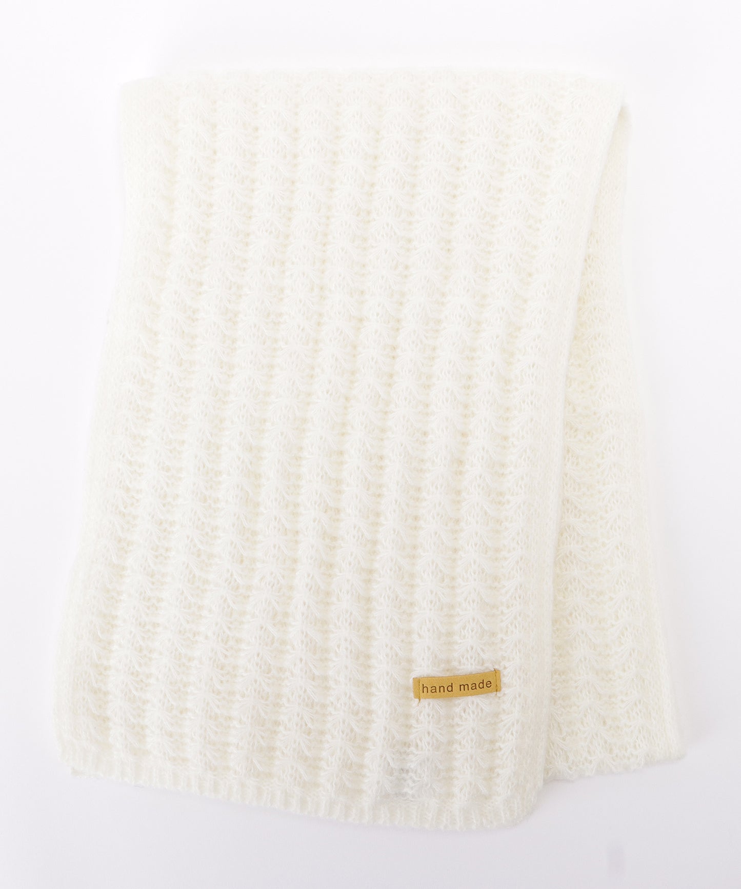 ポコポコ厚手カラーニットマフラー