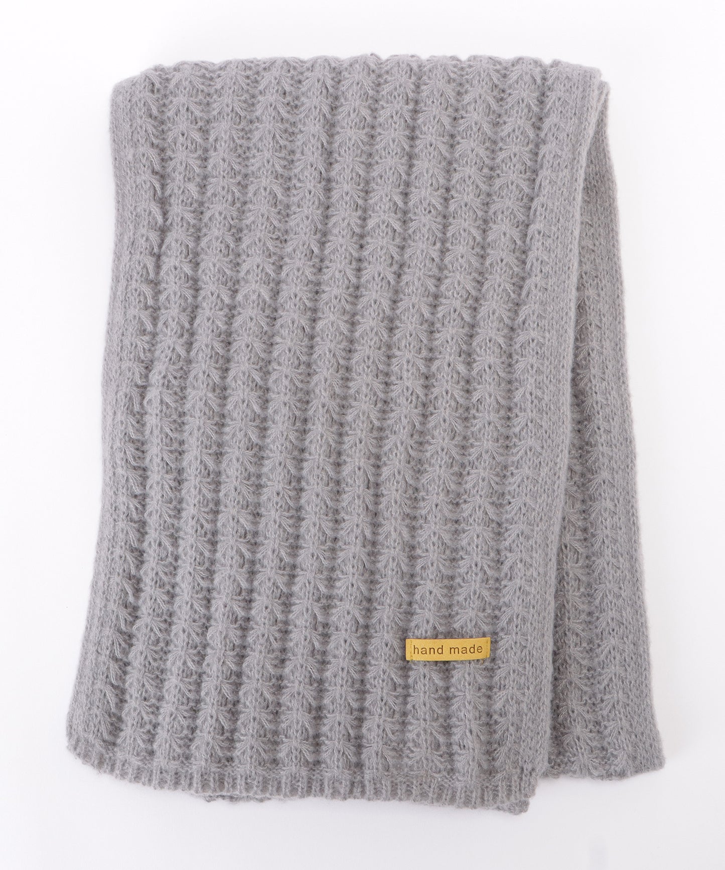 ポコポコ厚手カラーニットマフラー