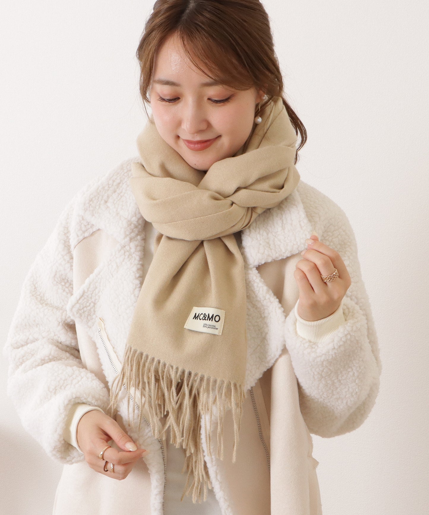 タッチ ベーシックニットマフラー