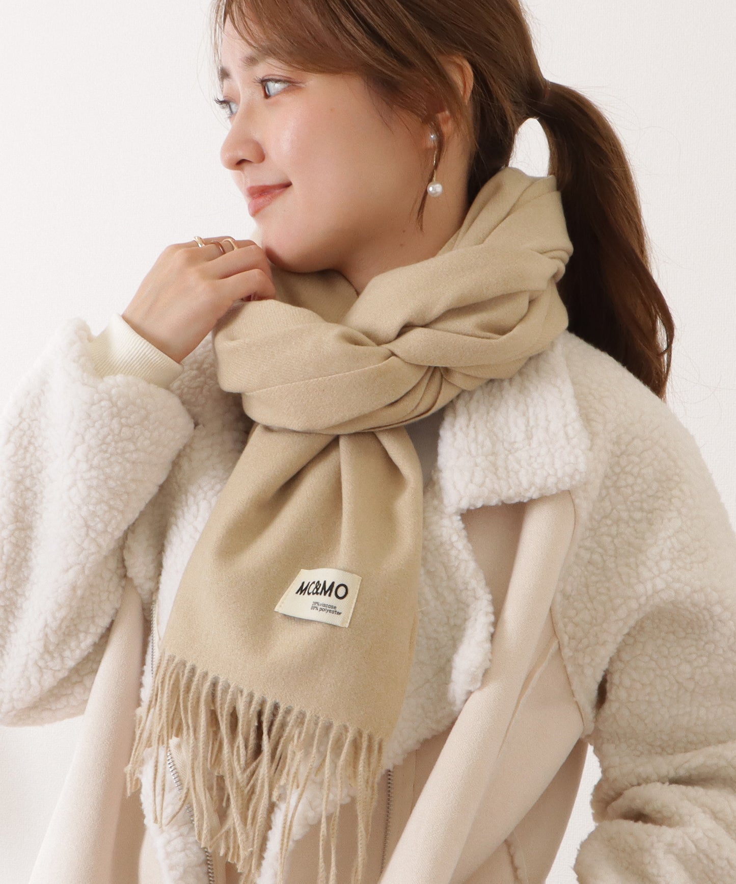 タッチ ベーシックニットマフラー