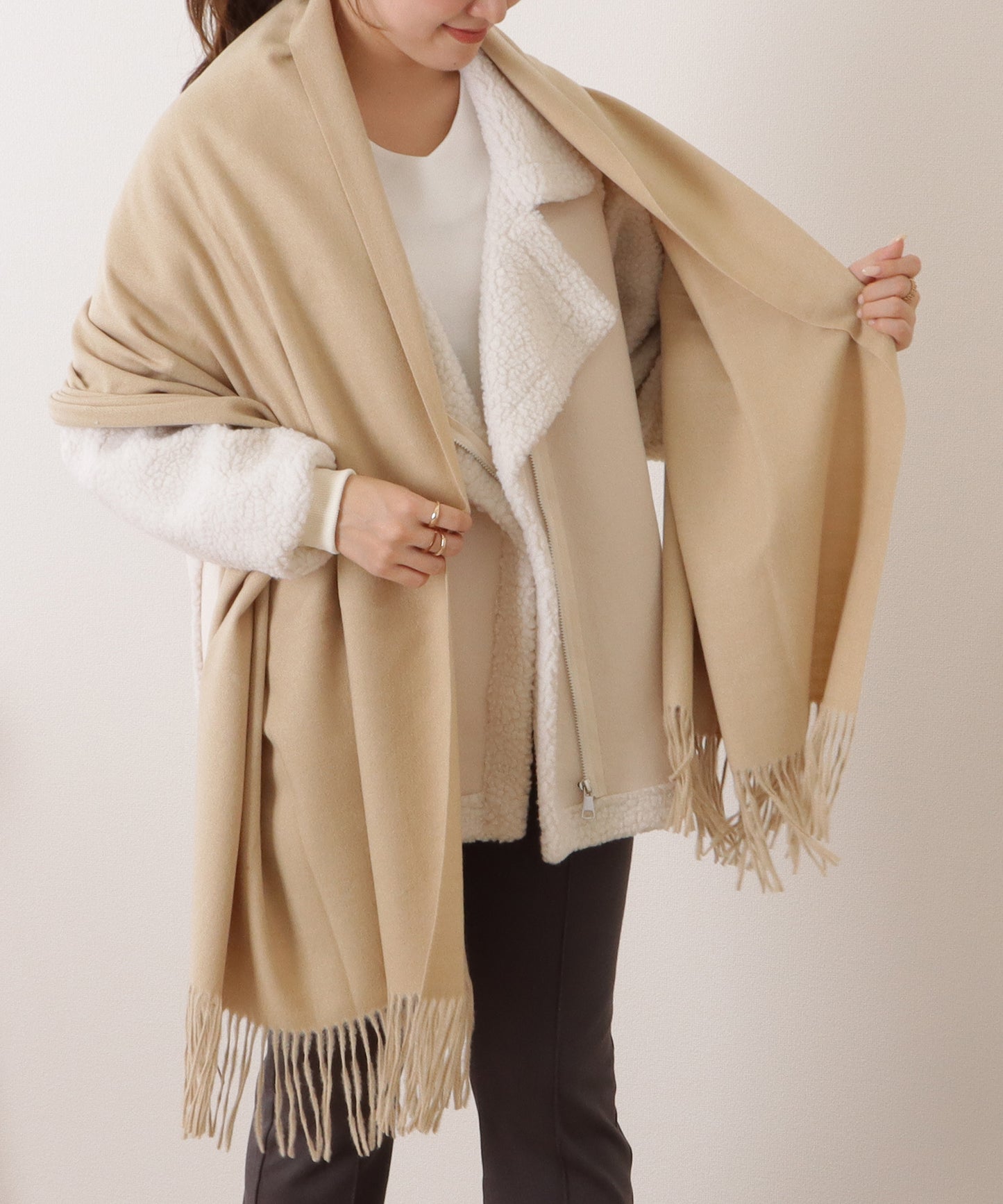 タッチ ベーシックニットマフラー