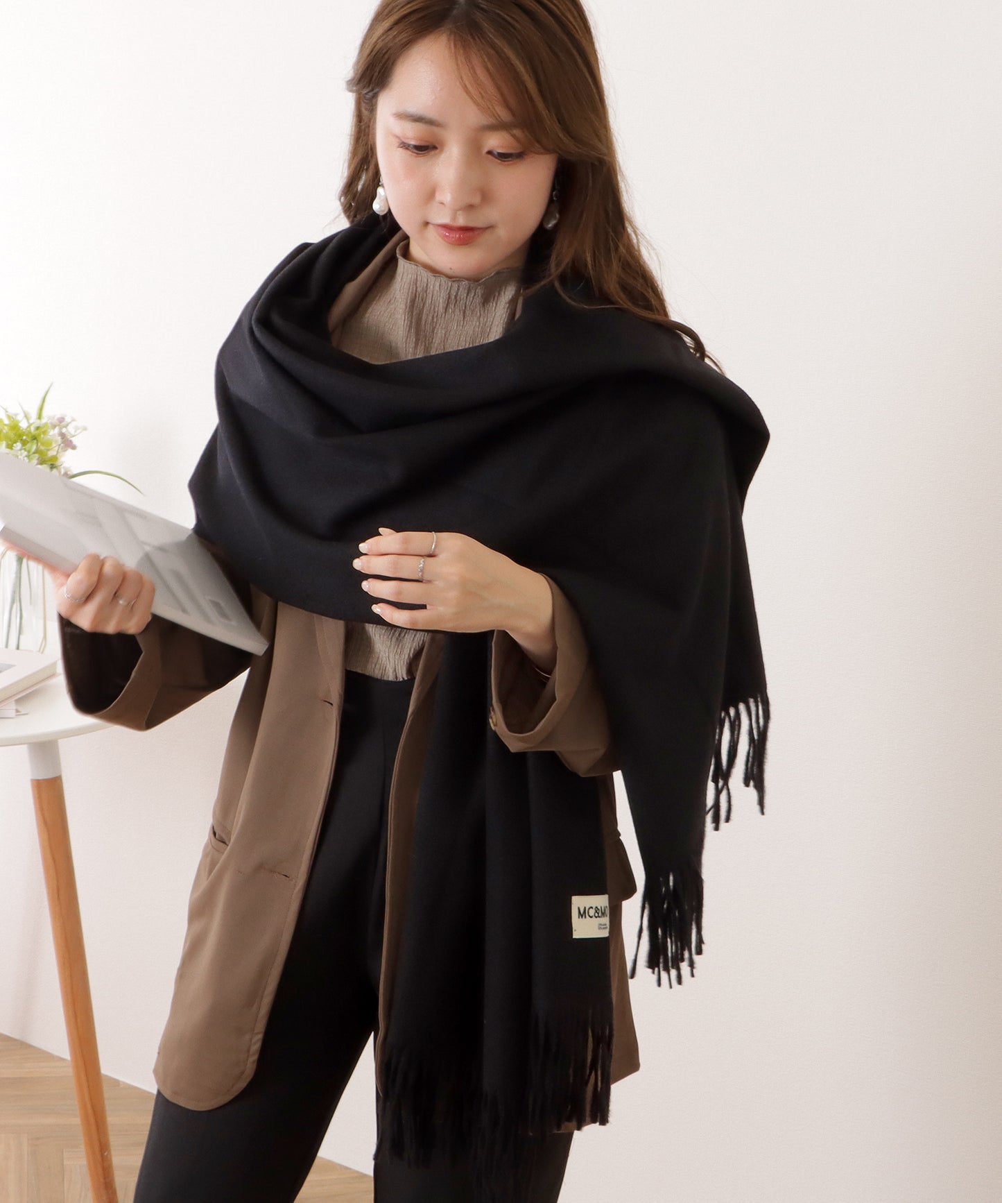 タッチ ベーシックニットマフラー