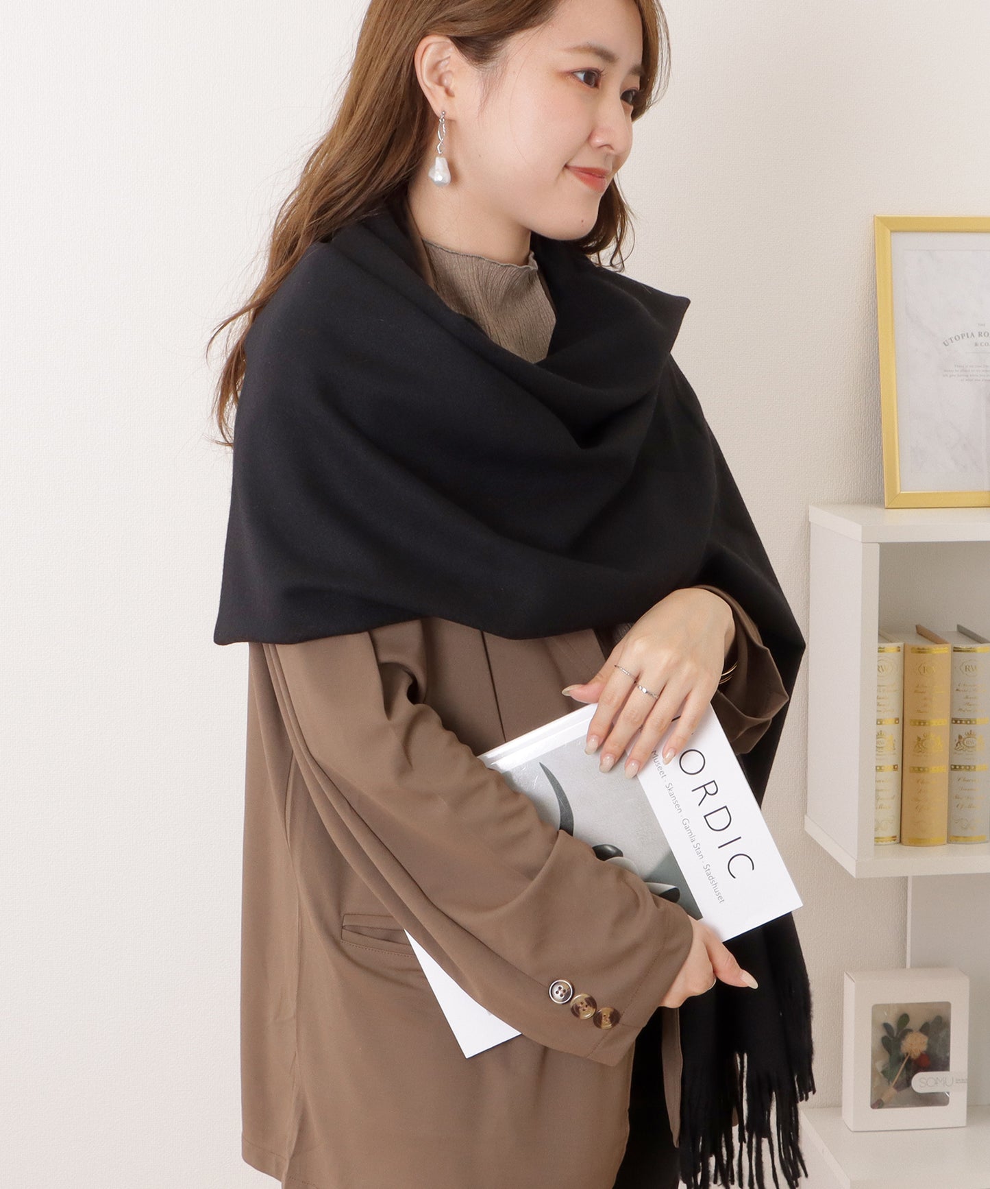 タッチ ベーシックニットマフラー