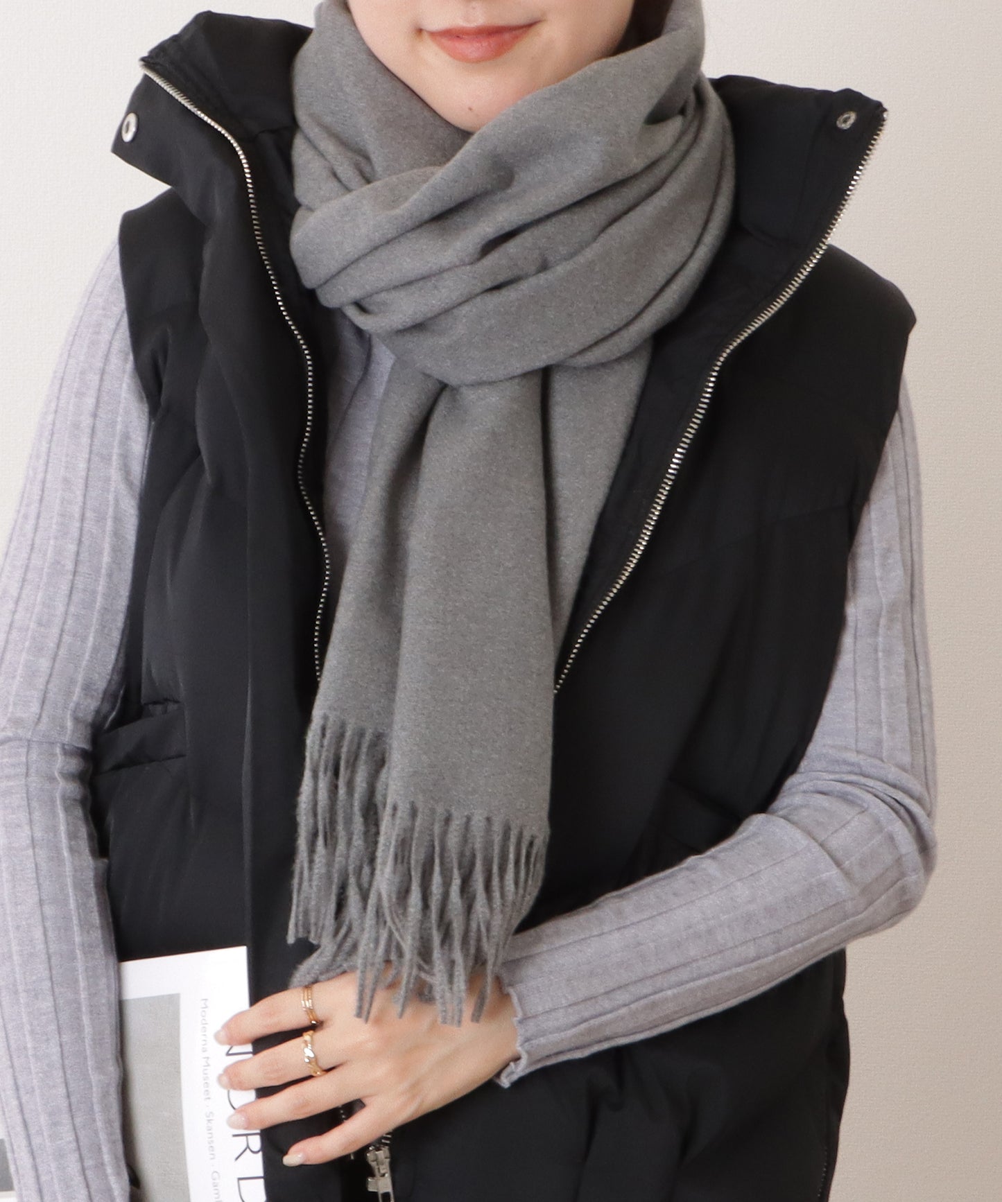 タッチ ベーシックニットマフラー