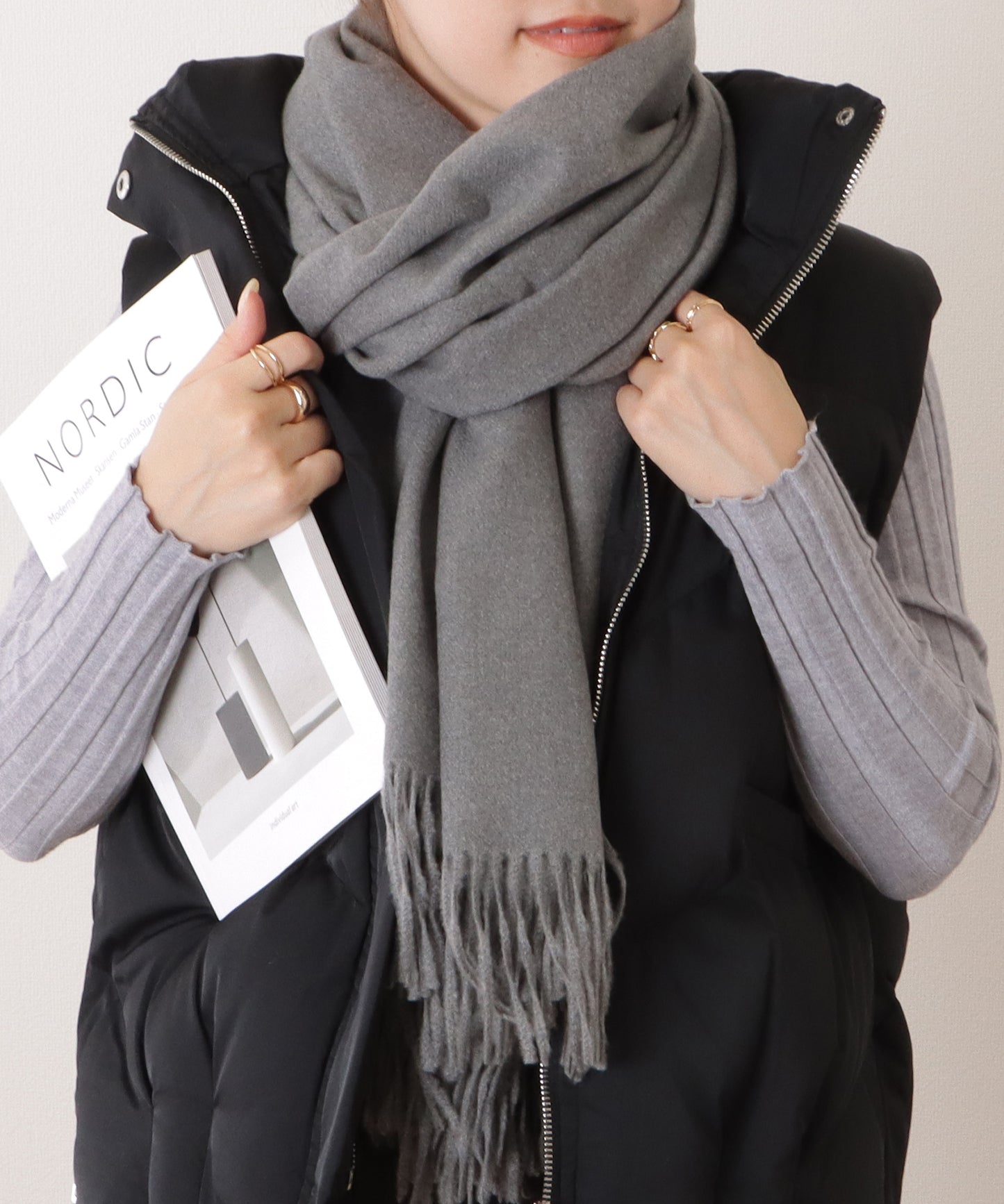 タッチ ベーシックニットマフラー