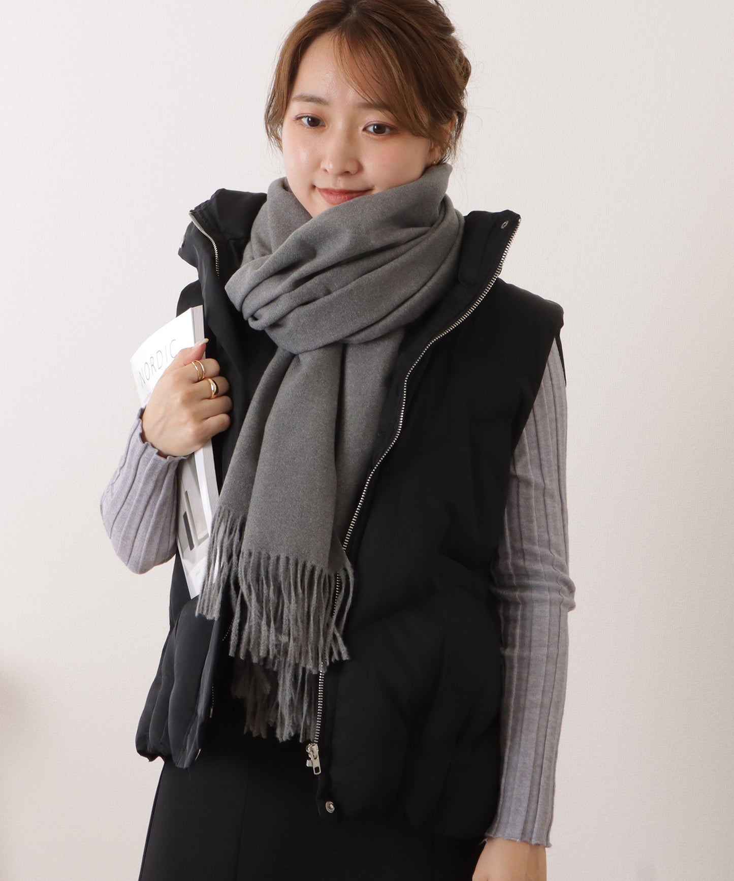 タッチ ベーシックニットマフラー