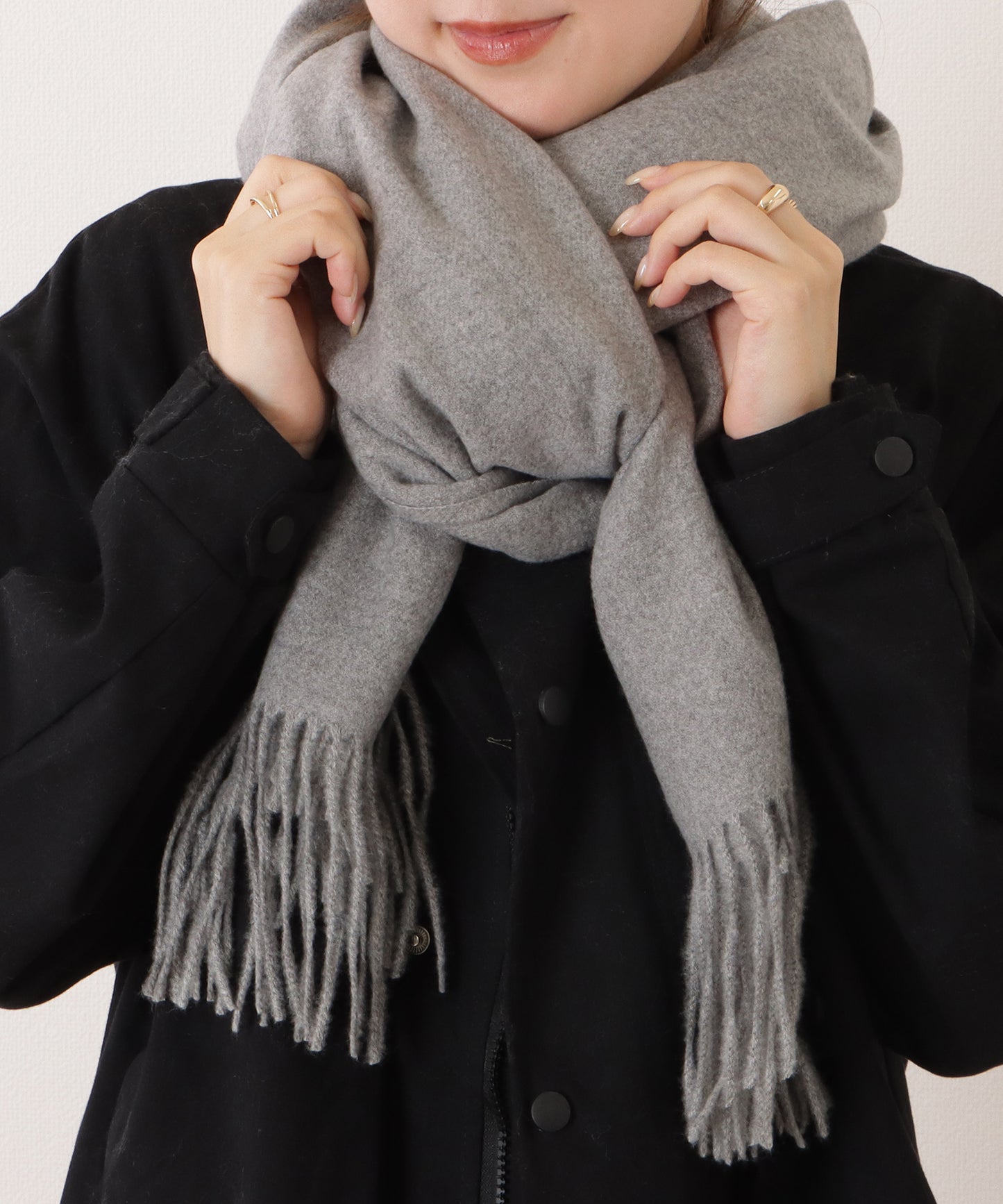 タッチ ベーシックニットマフラー