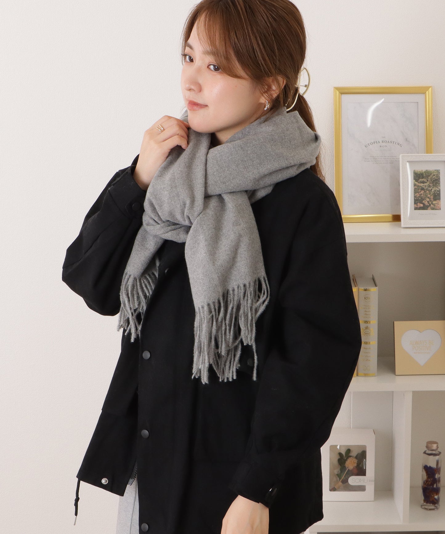 タッチ ベーシックニットマフラー