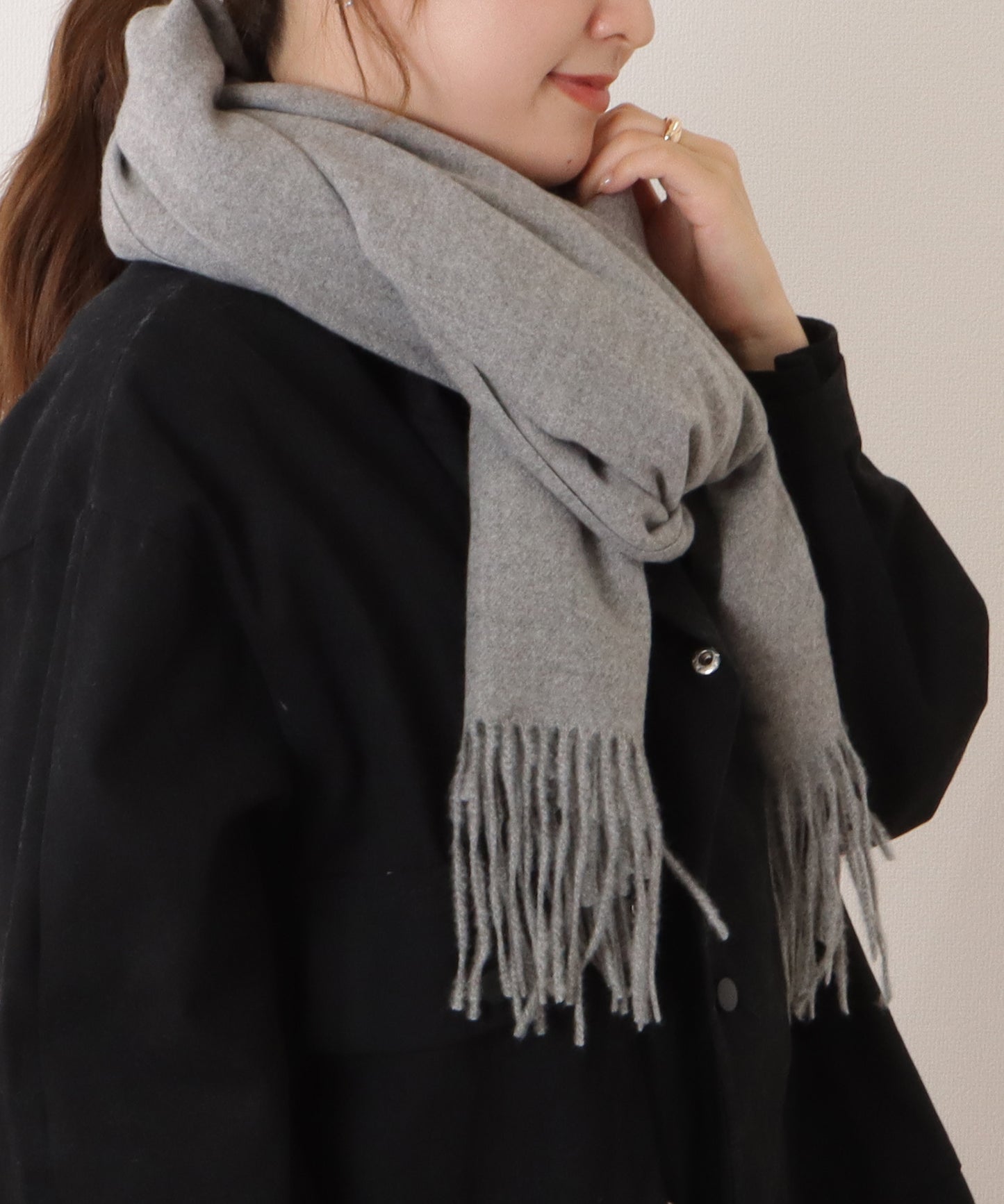 タッチ ベーシックニットマフラー