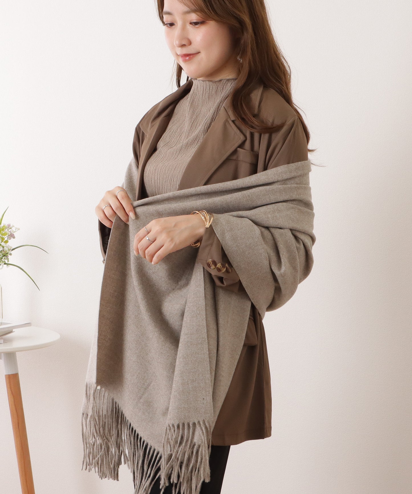 タッチ ベーシックニットマフラー