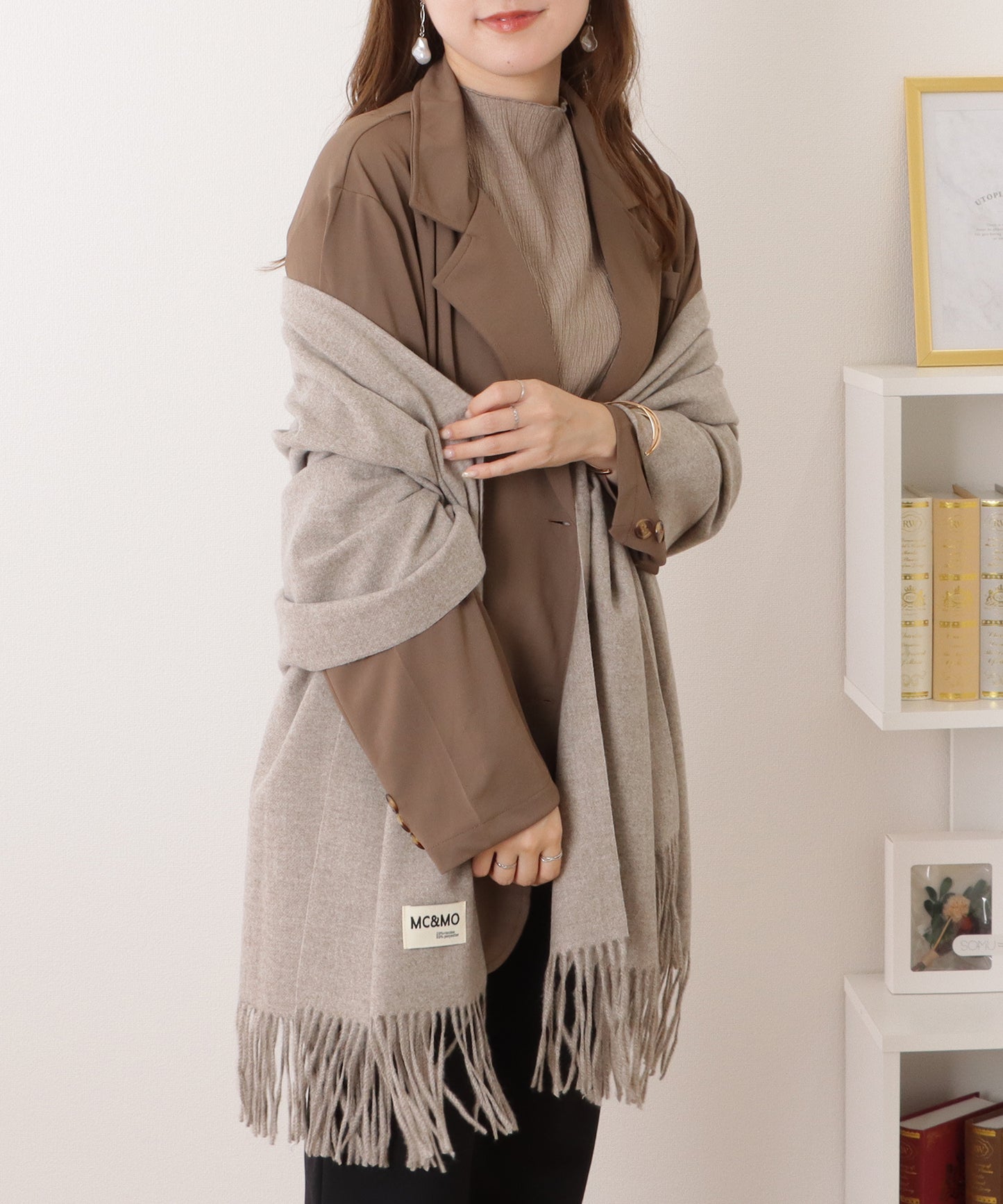 タッチ ベーシックニットマフラー