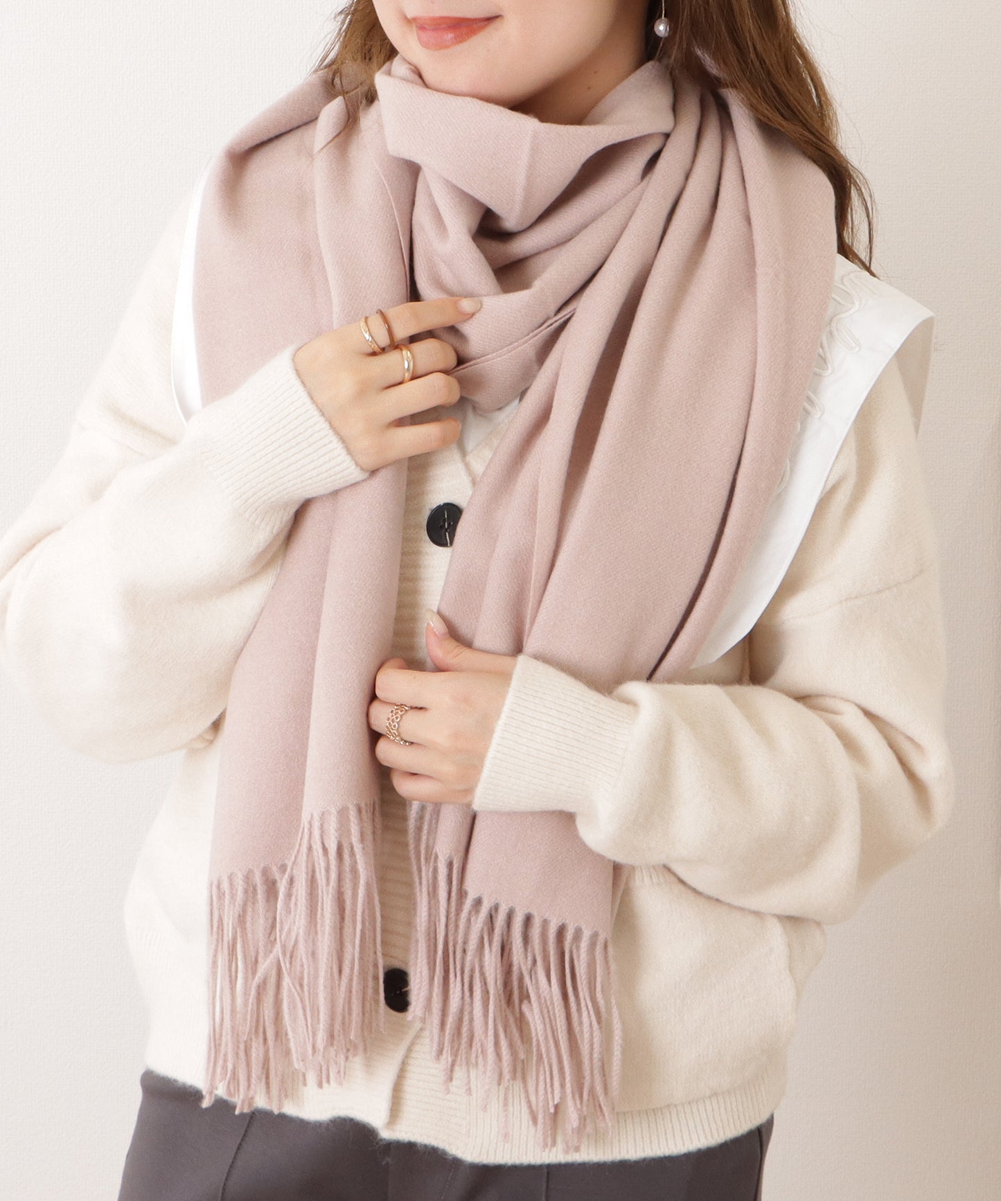 タッチ ベーシックニットマフラー