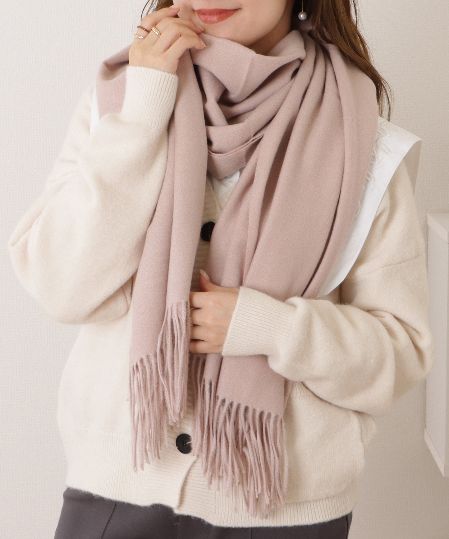 タッチ ベーシックニットマフラー