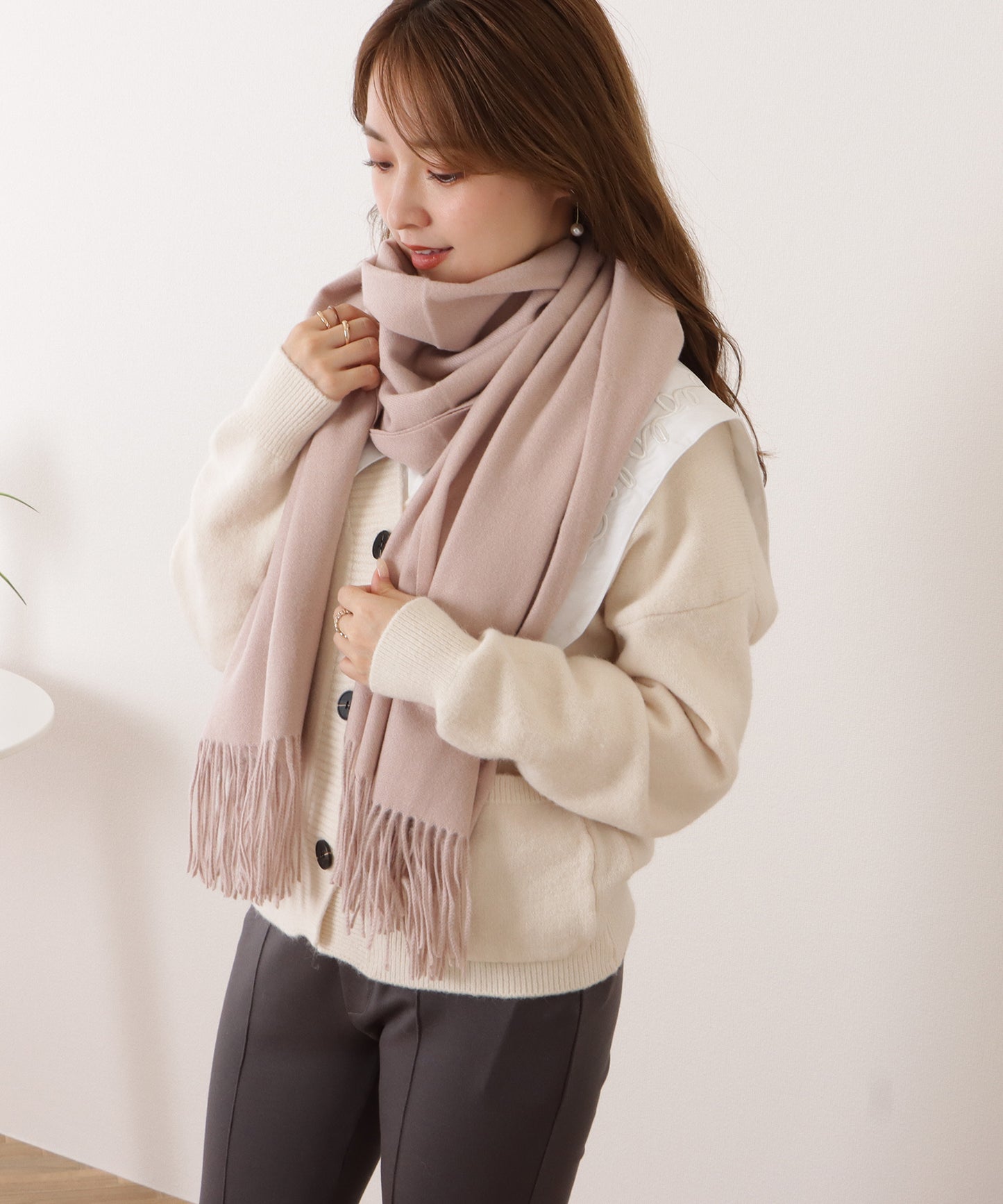 タッチ ベーシックニットマフラー