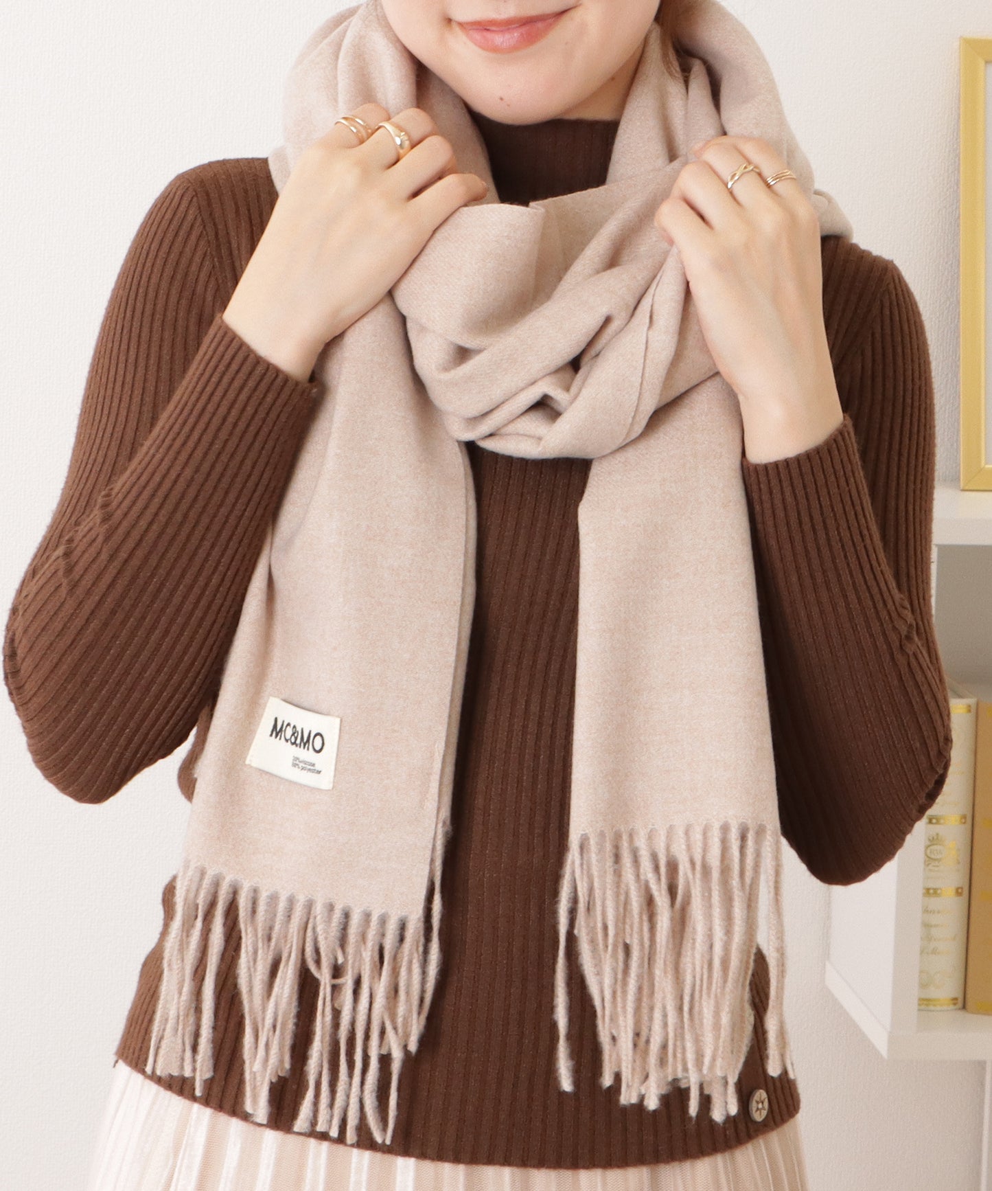 タッチ ベーシックニットマフラー