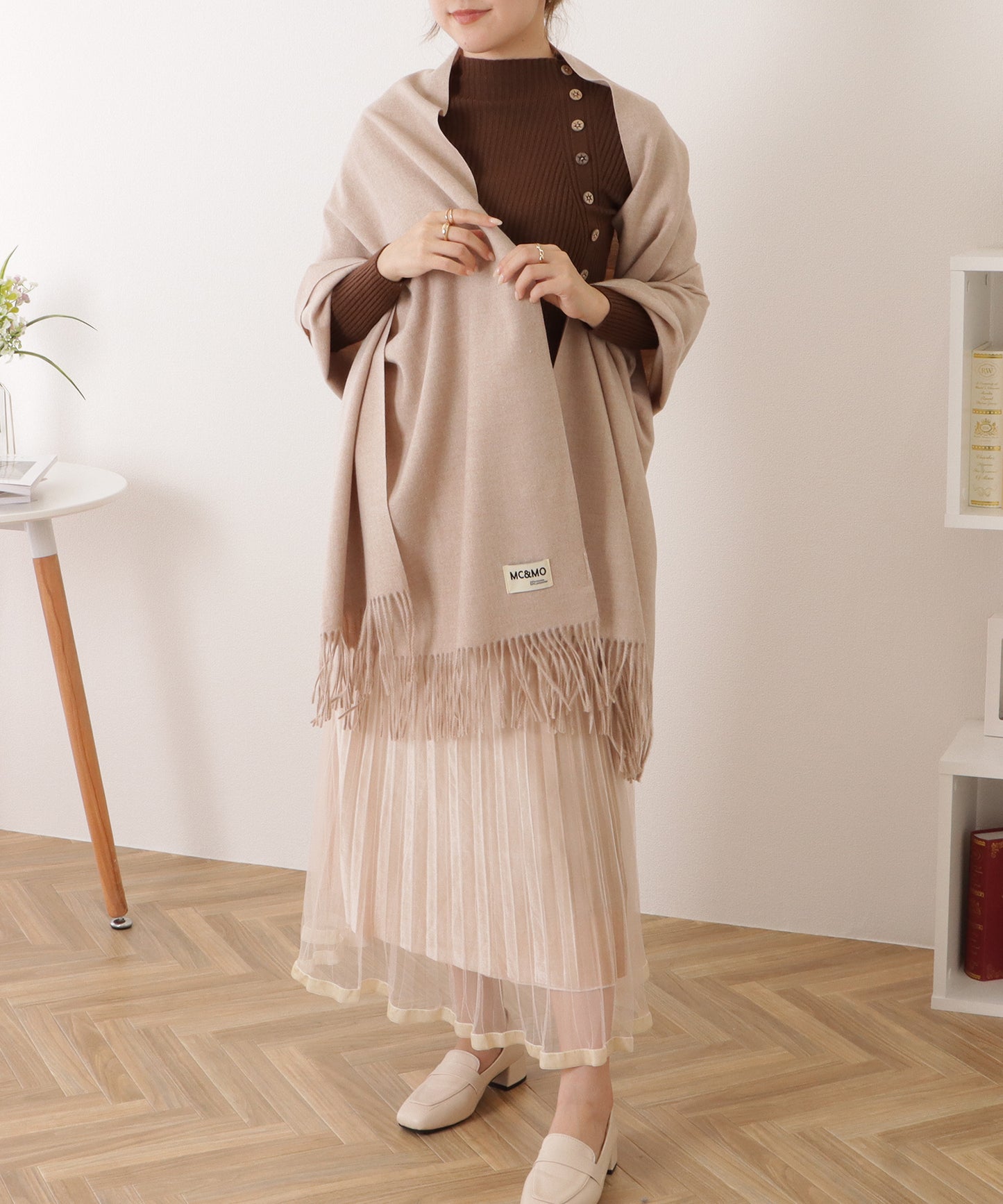 タッチ ベーシックニットマフラー