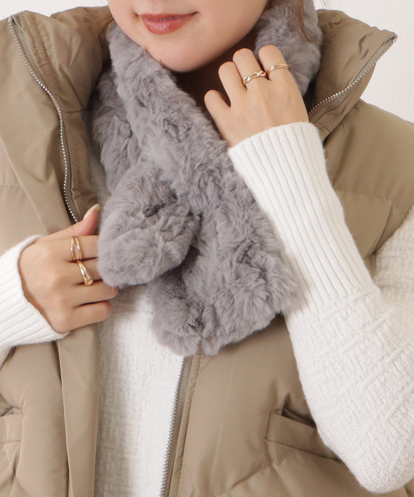 ラビット風シンプルクロスファーティペット