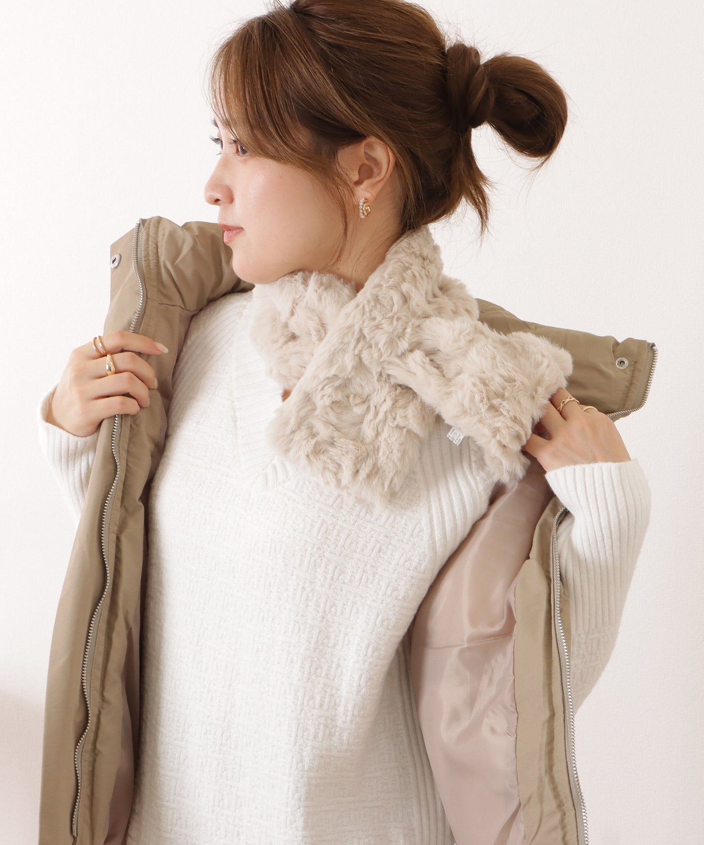 ラビット風シンプルクロスファーティペット