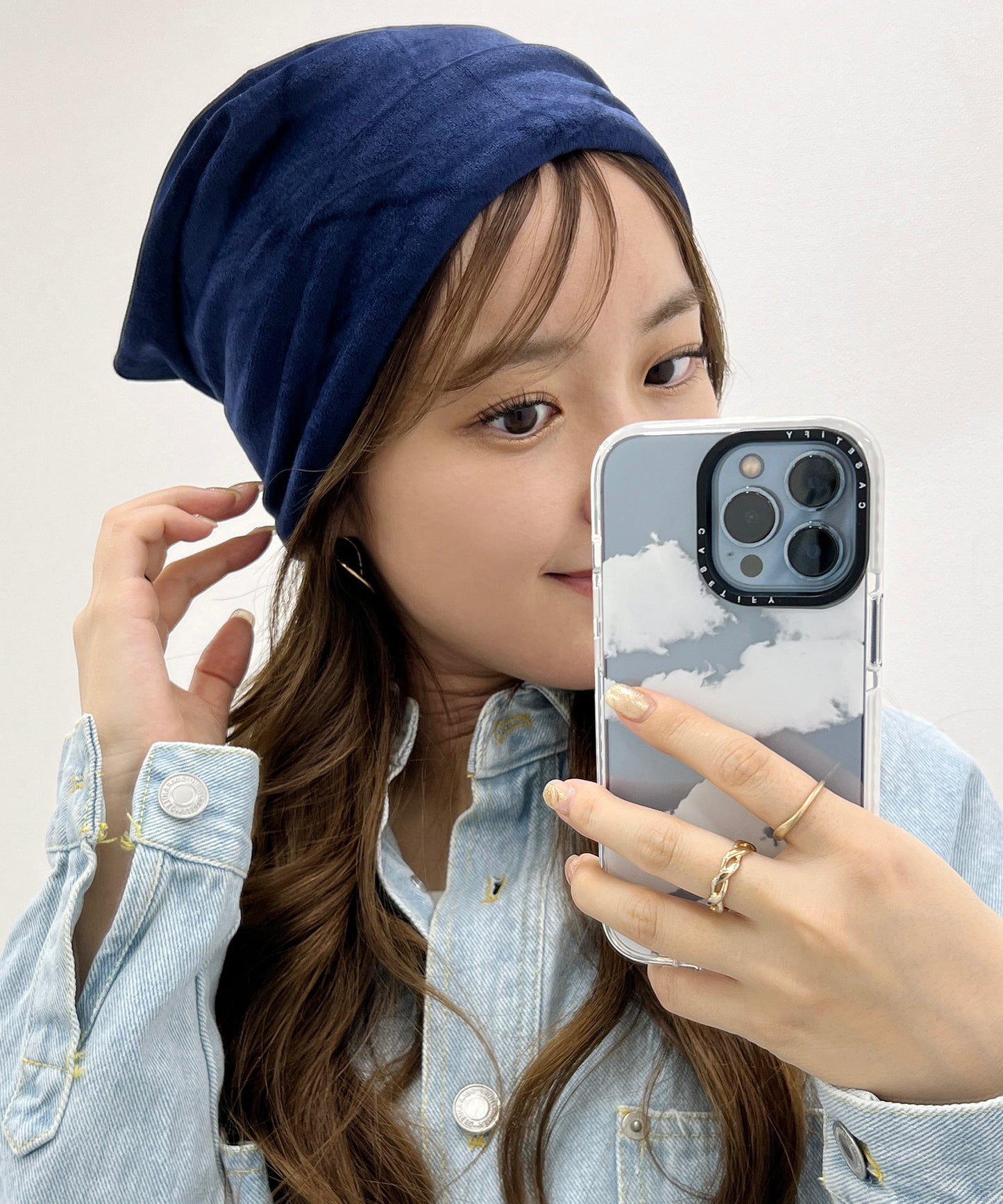 ソリッドカラー ベロア 起毛 シンプル ネックウォーマー