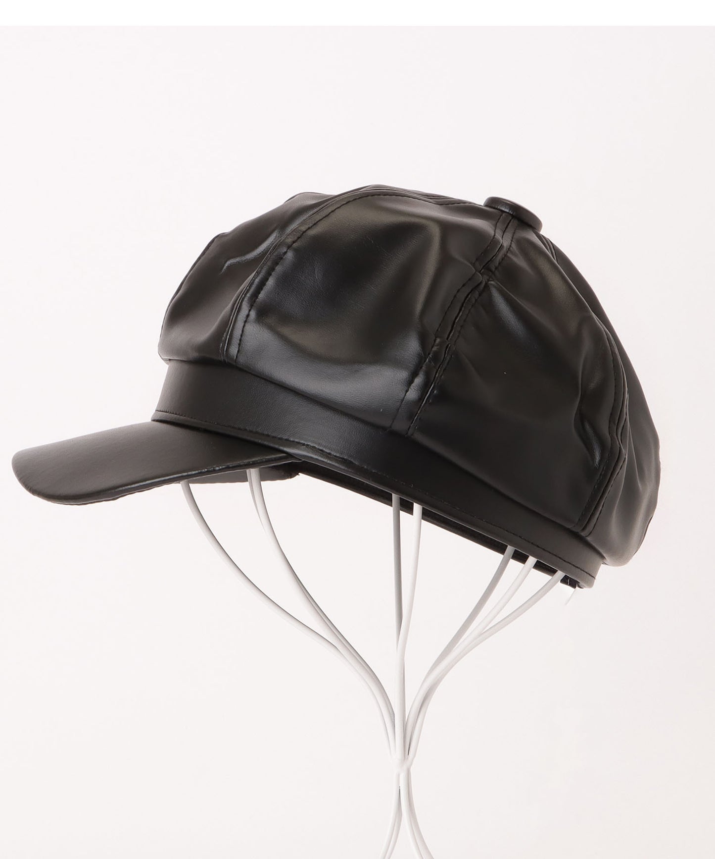 フェイクレザーキャスケット