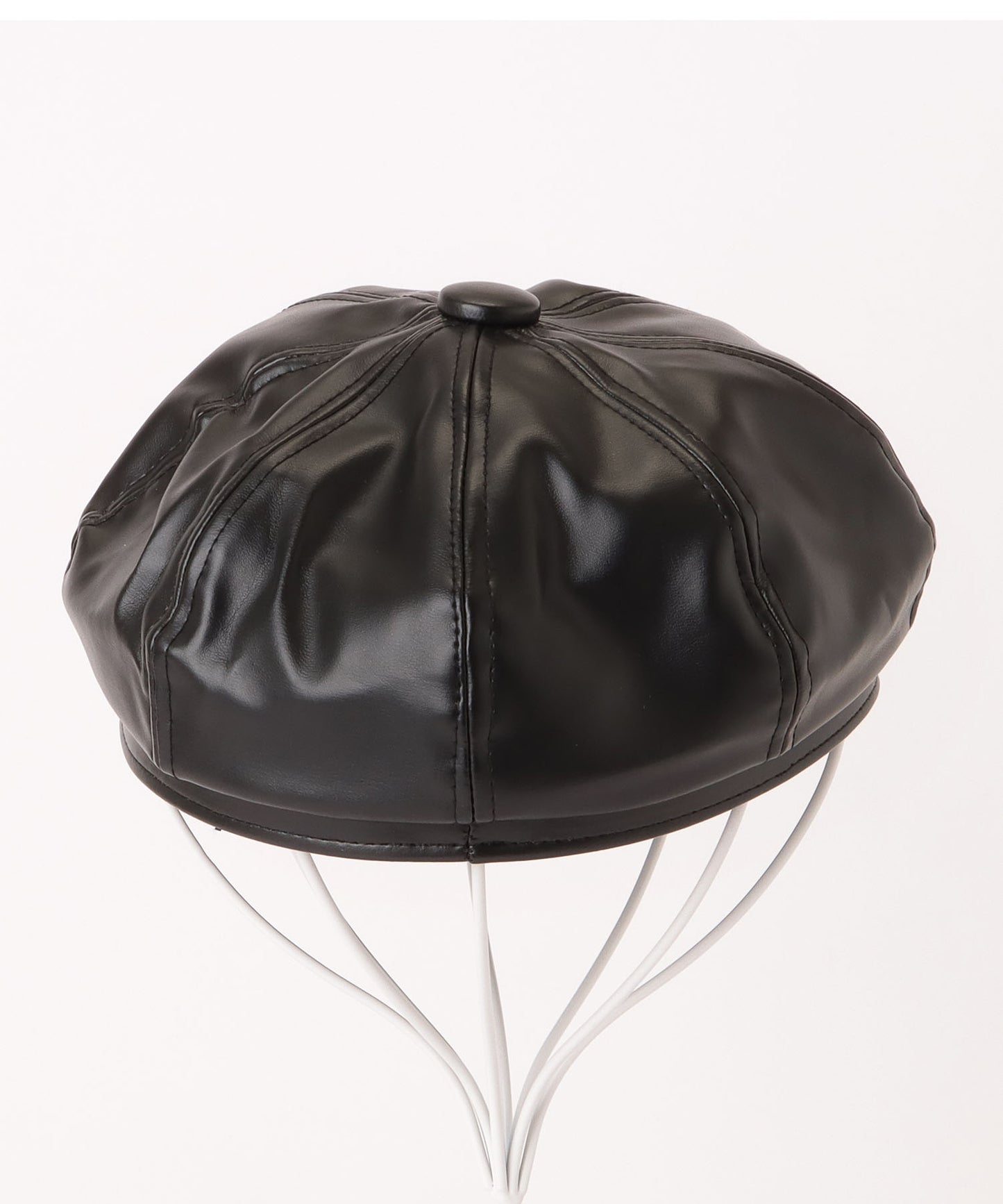 フェイクレザーキャスケット