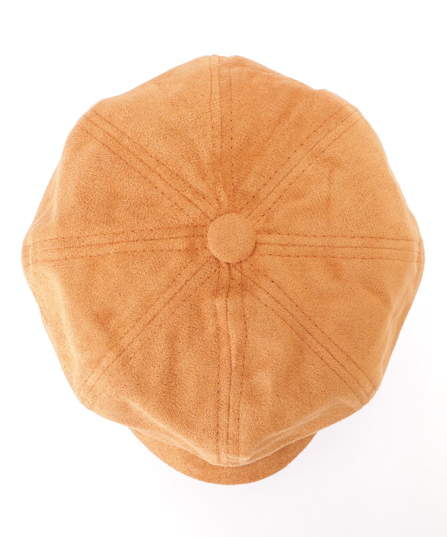 スエード調ベーシックつば広キャスケット