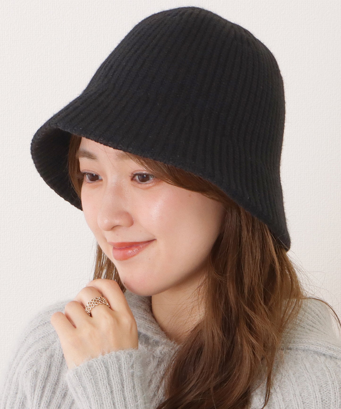 ニットベーシッククローシェハット