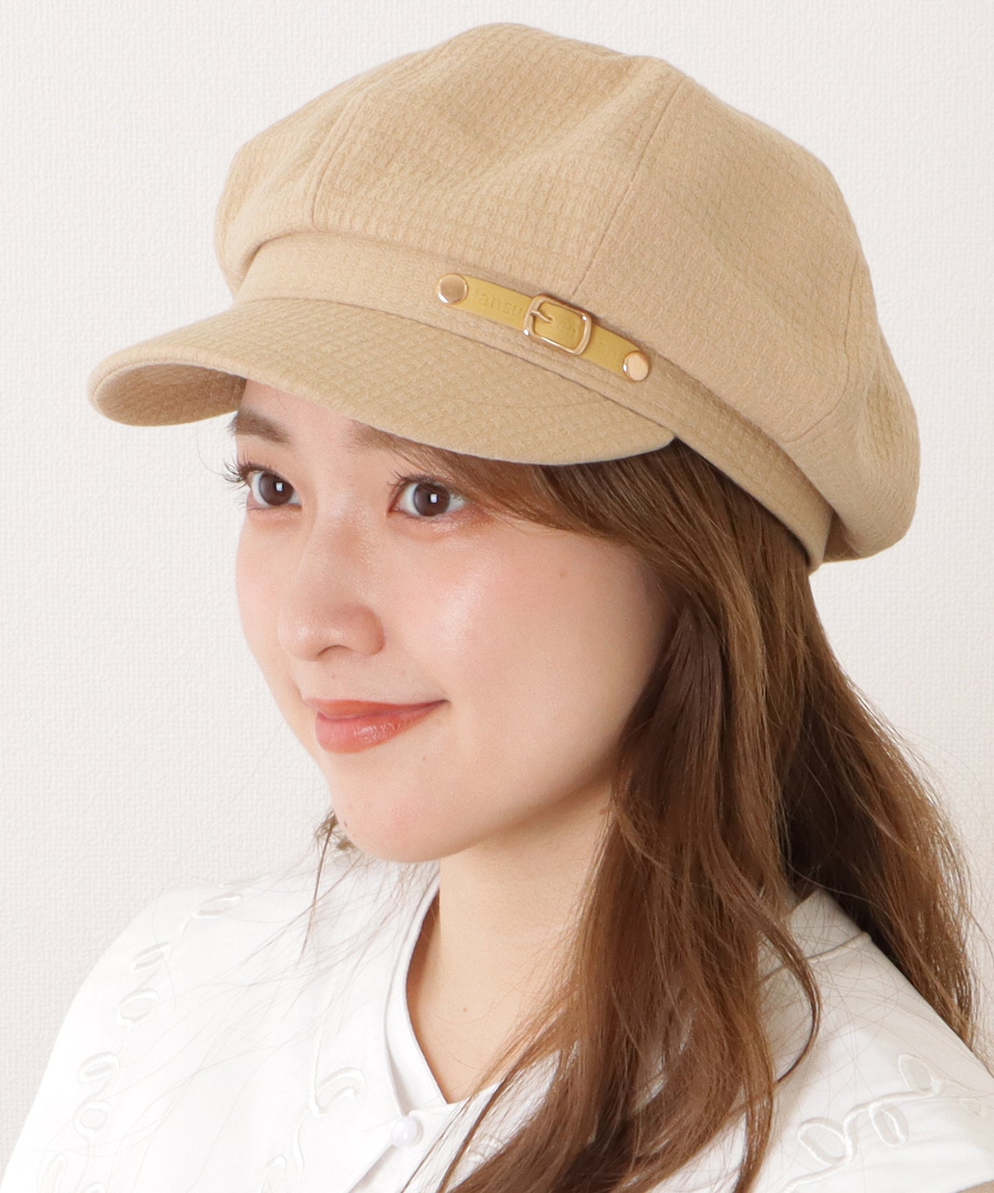 ベルト付きクラシカルキャスケット棒