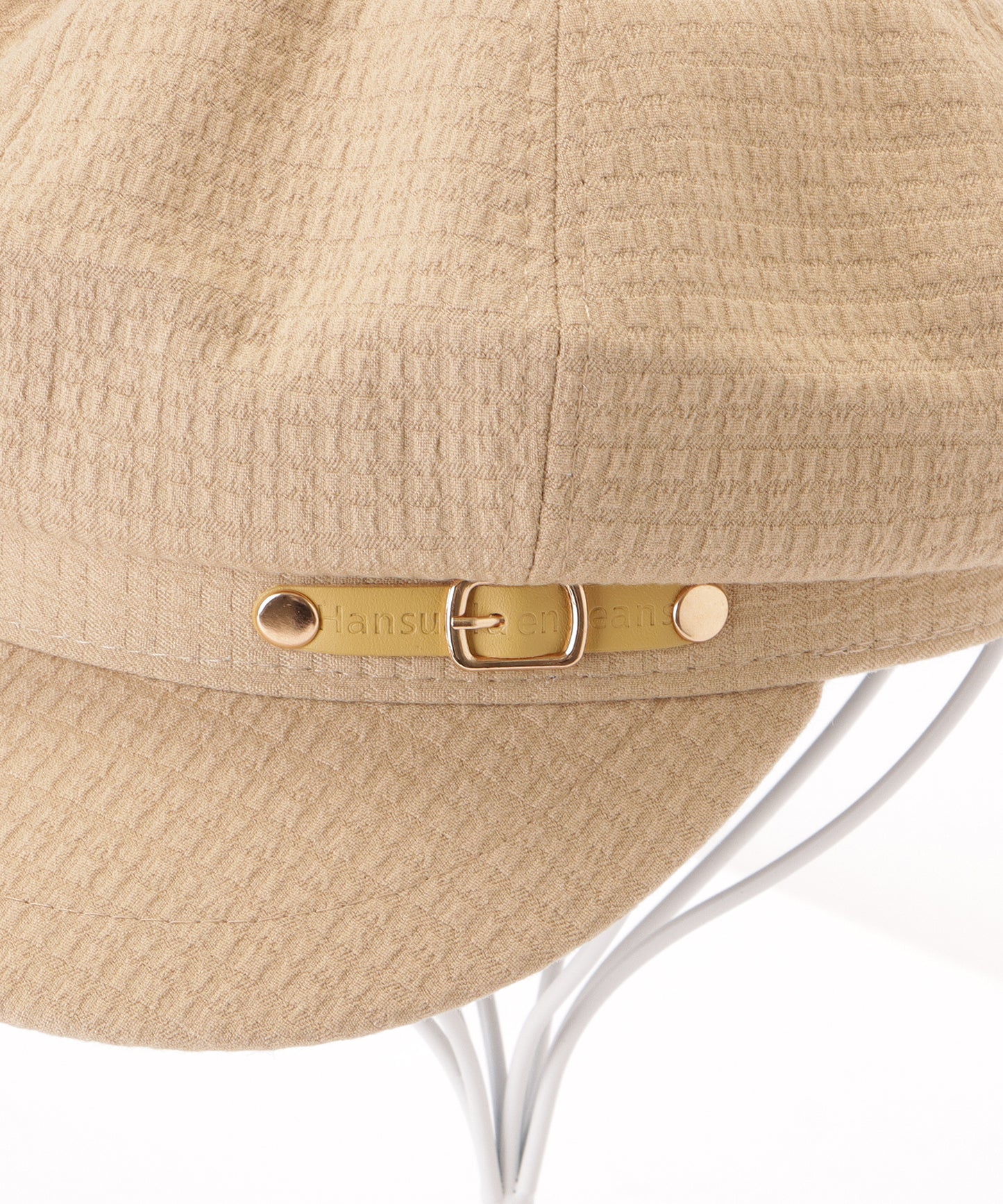 ベルト付きクラシカルキャスケット棒