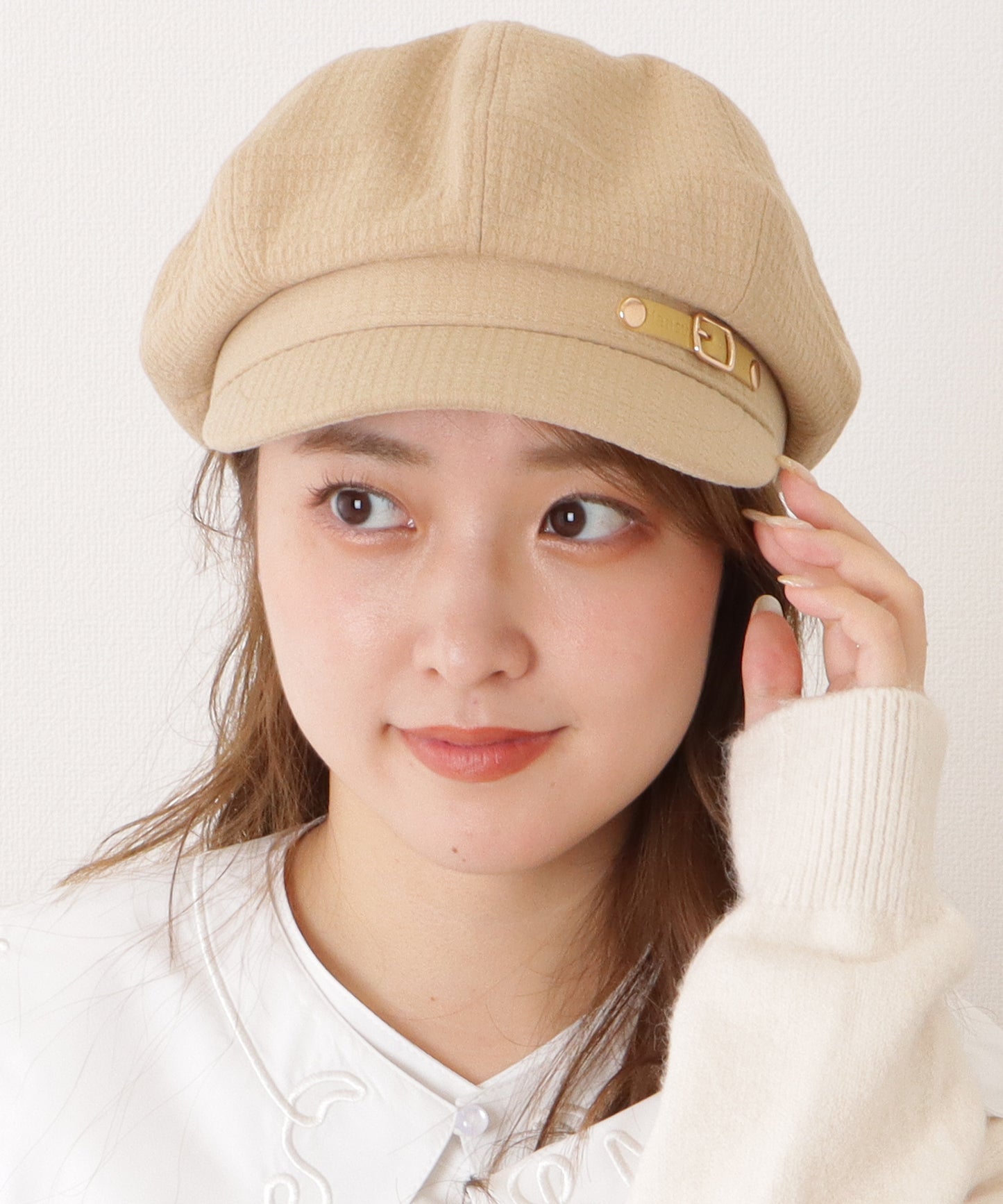 ベルト付きクラシカルキャスケット棒