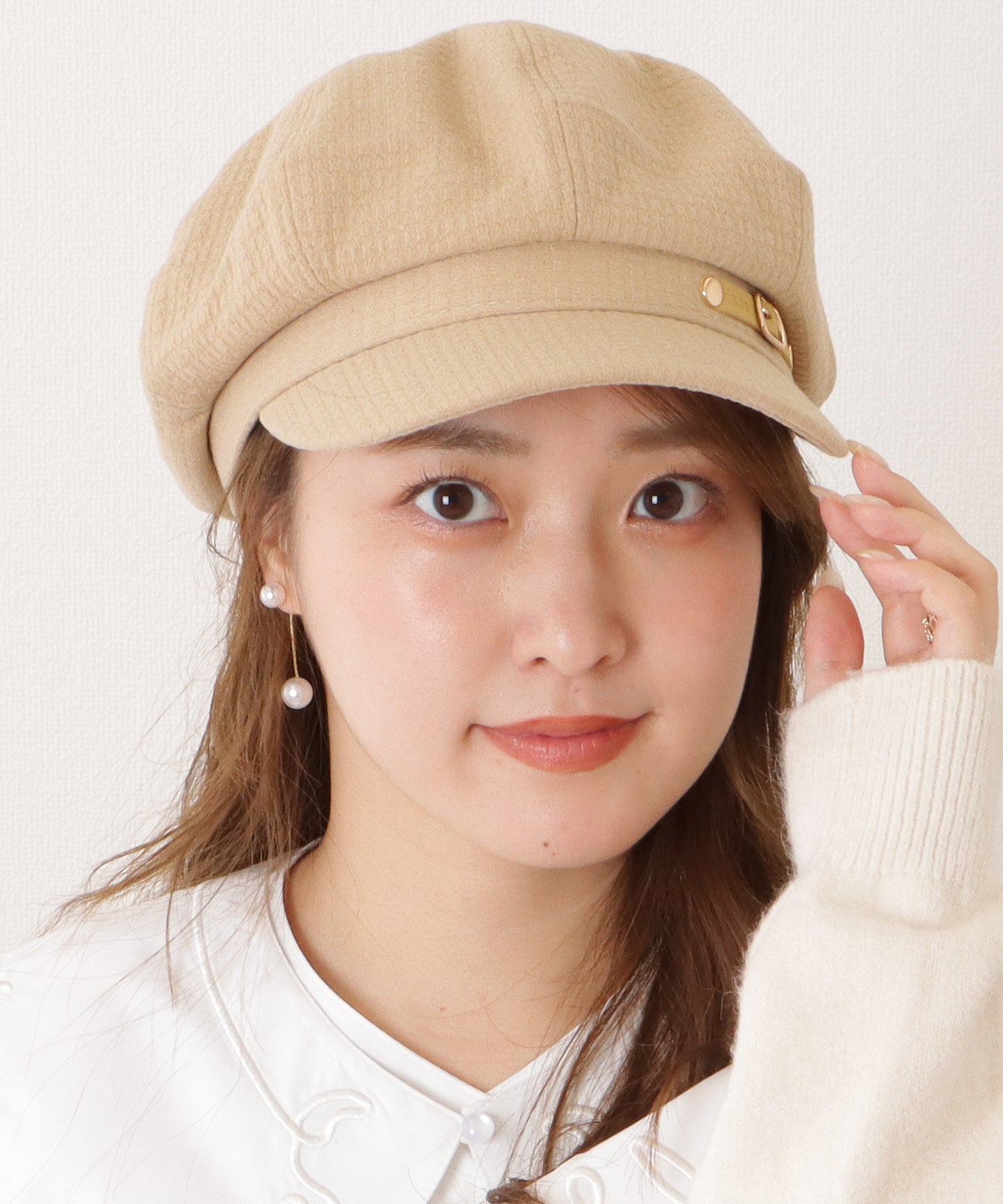 ベルト付きクラシカルキャスケット棒