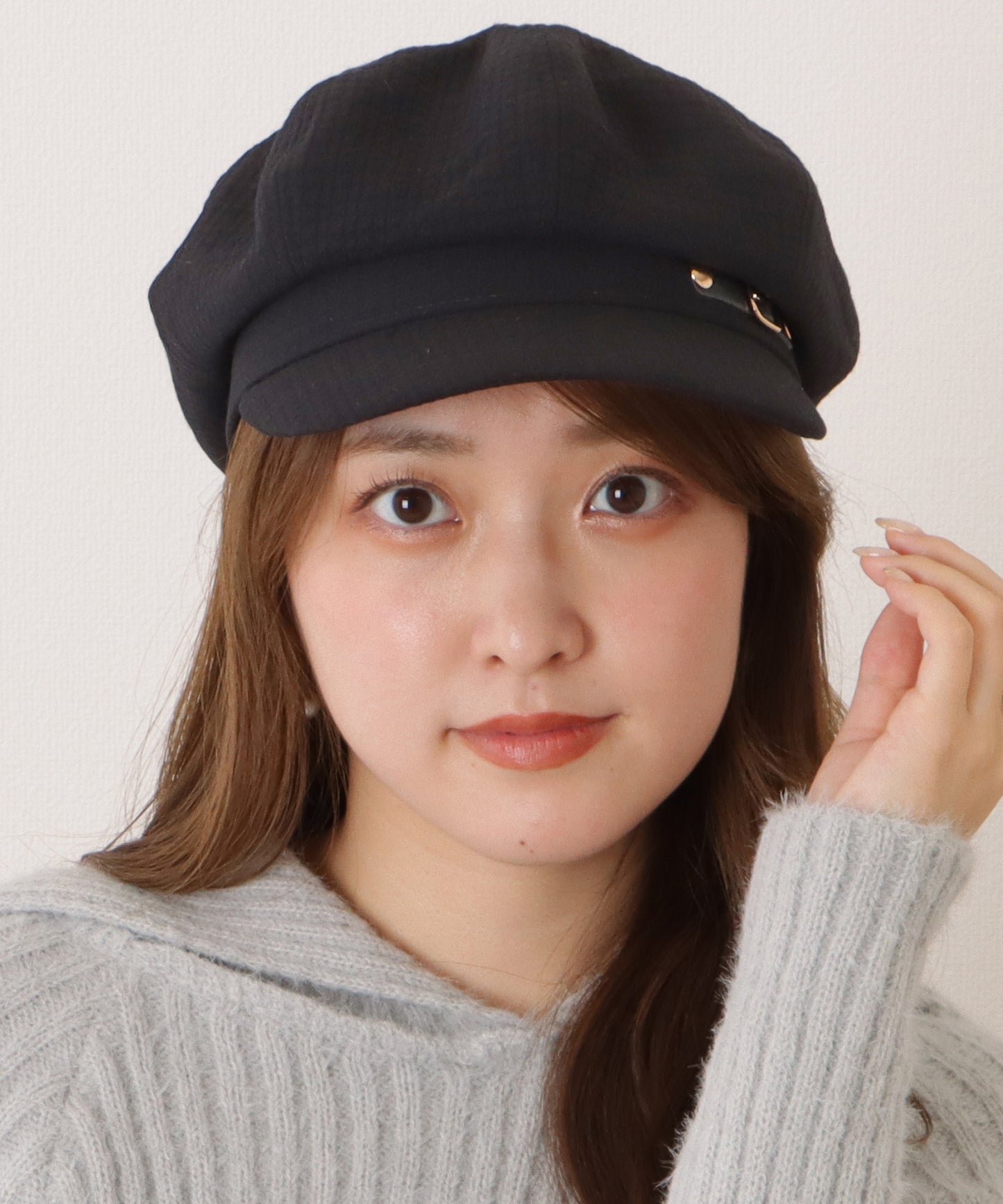 ベルト付きクラシカルキャスケット棒