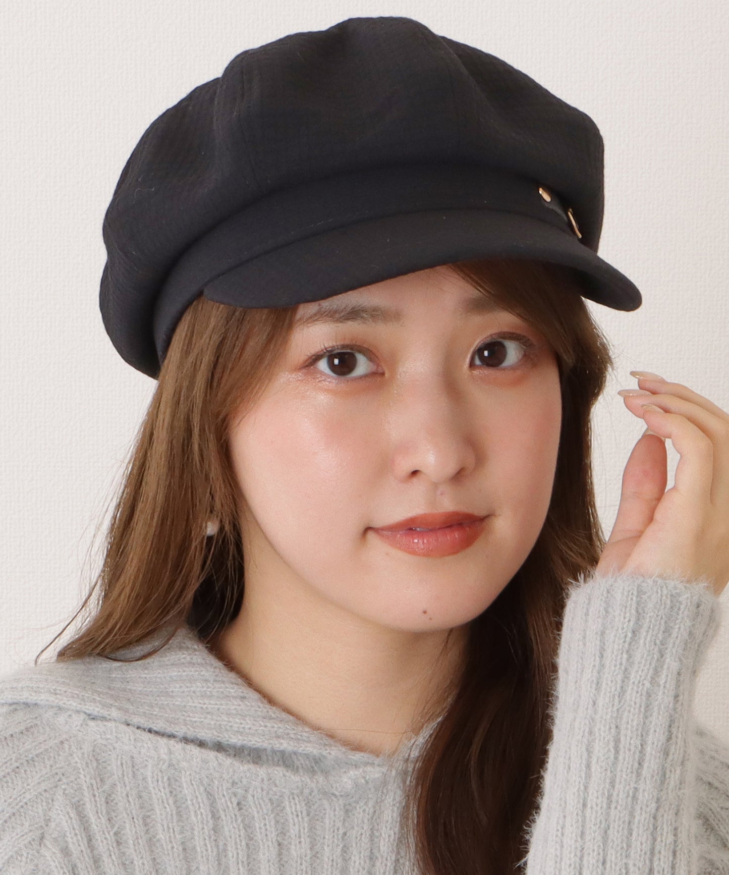 ベルト付きクラシカルキャスケット棒