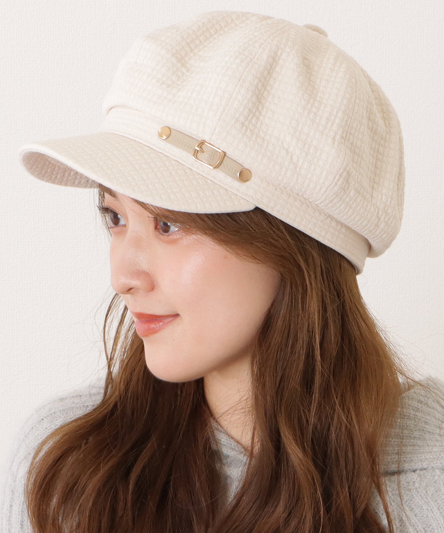 ベルト付きクラシカルキャスケット棒